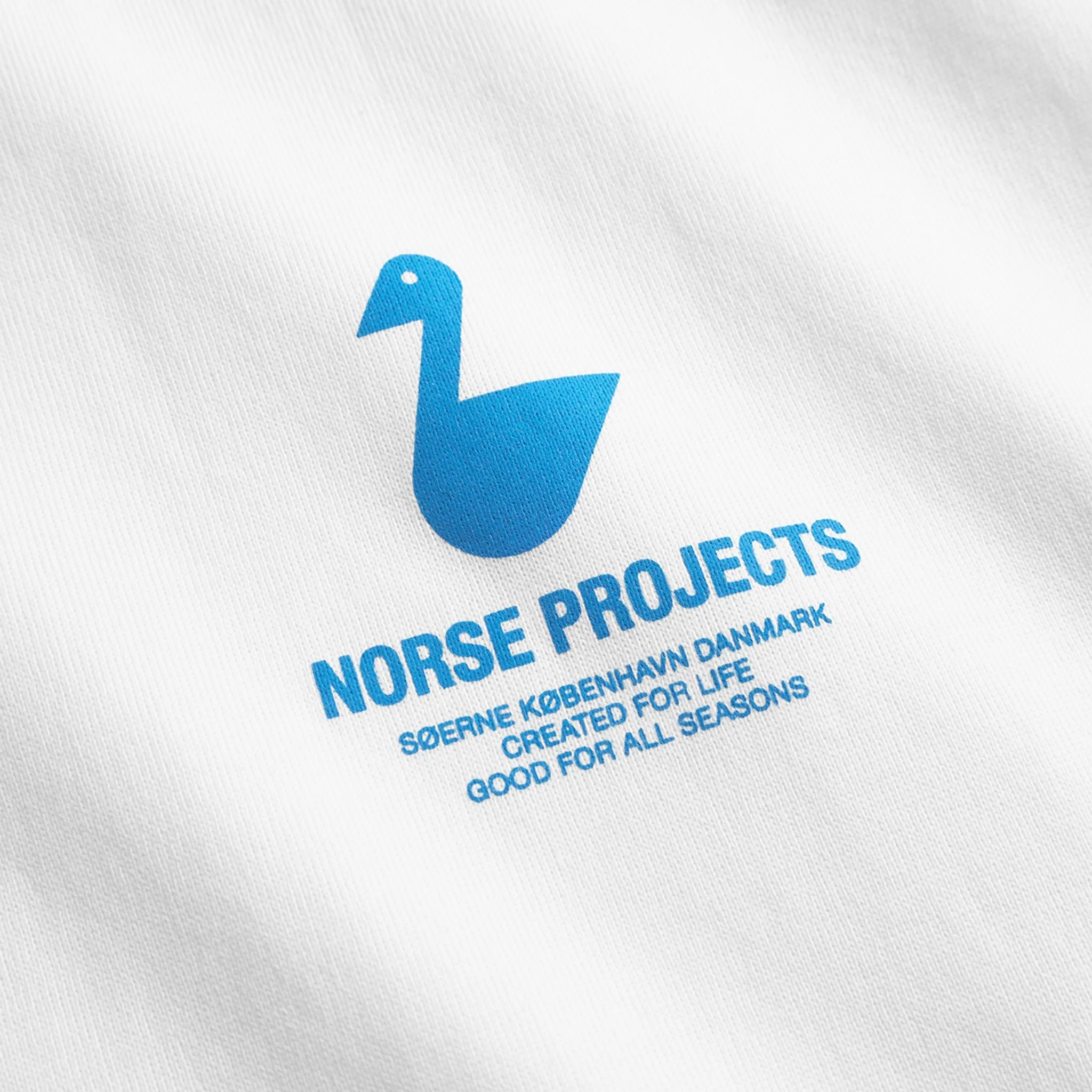 Norse Projects Johannes Organic The Lakes Print T-shirt White - Image 3