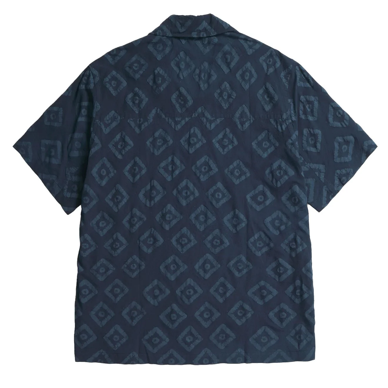 Norse Projects Mads Batik SS Shirt Dark Navy - Image 2