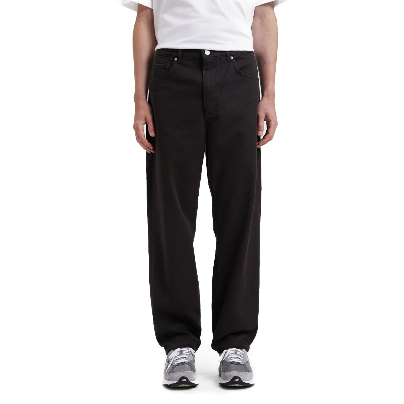 Norse Projects Mogens Relaxed 5 Pocket Heavy Twill Black - Image 3