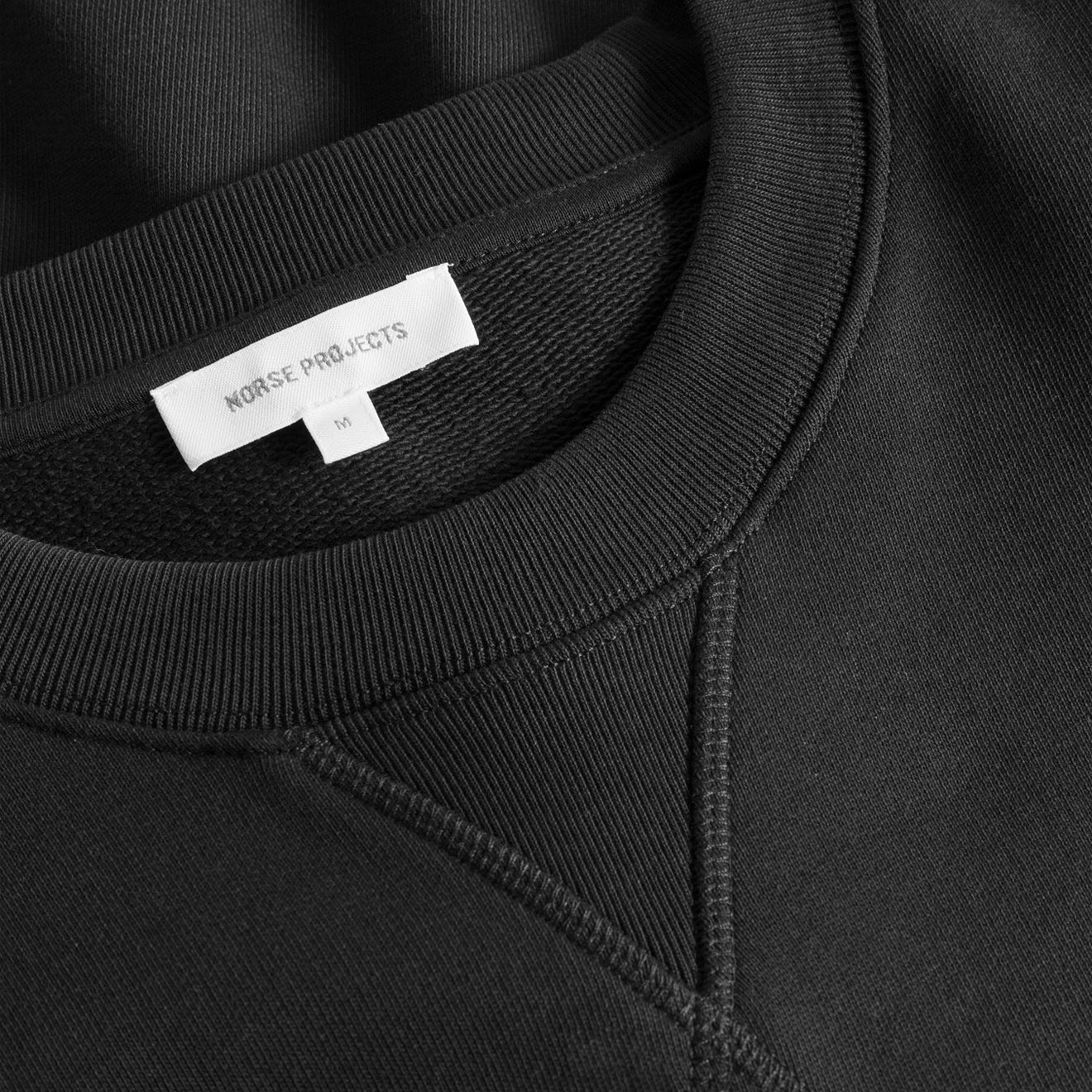 Norse Projects Norse Standard Sweatshirt Black - Image 3