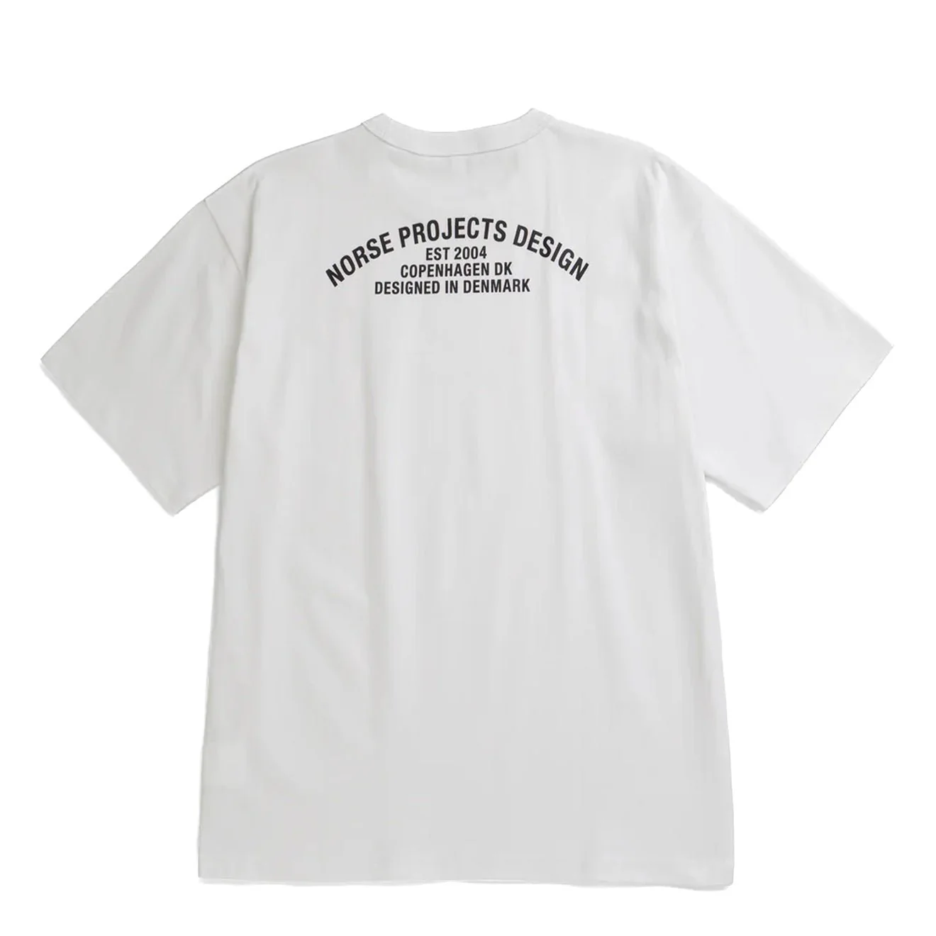 Norse Projects Snekkersten Organic Arch Print T-Shirt White - Image 2