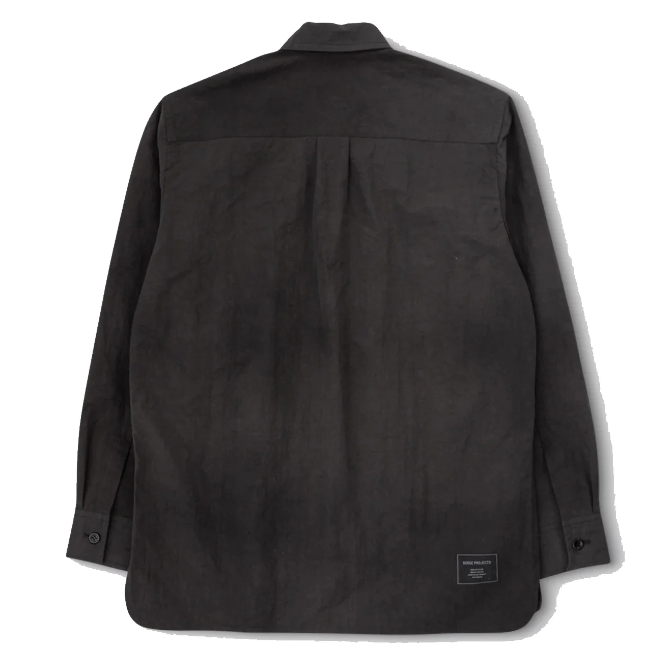 Norse Projects Ulrik Wave Dye Overshirt Black - Image 2