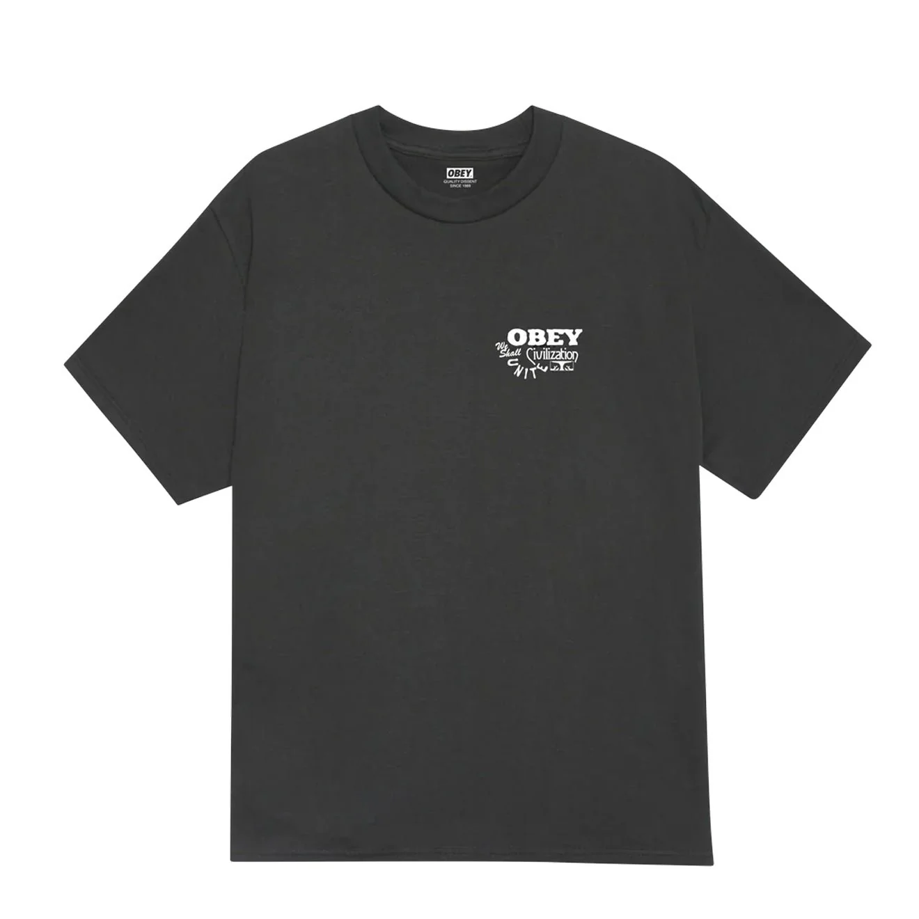 Obey Civilization S/S Tee Vintage Black