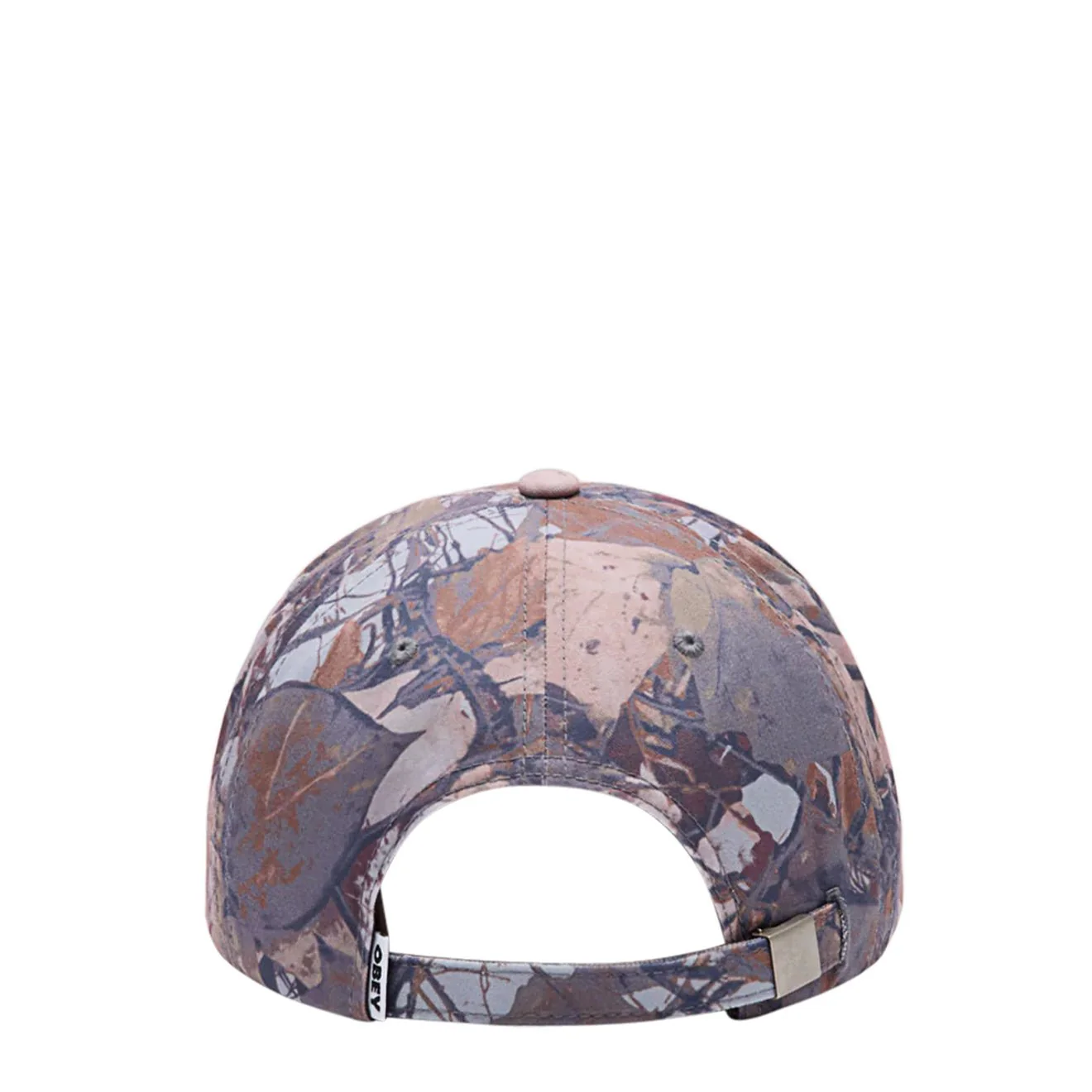 Obey Delta 5 Panel Snapback Cap Fence Camo Multi - Image 2