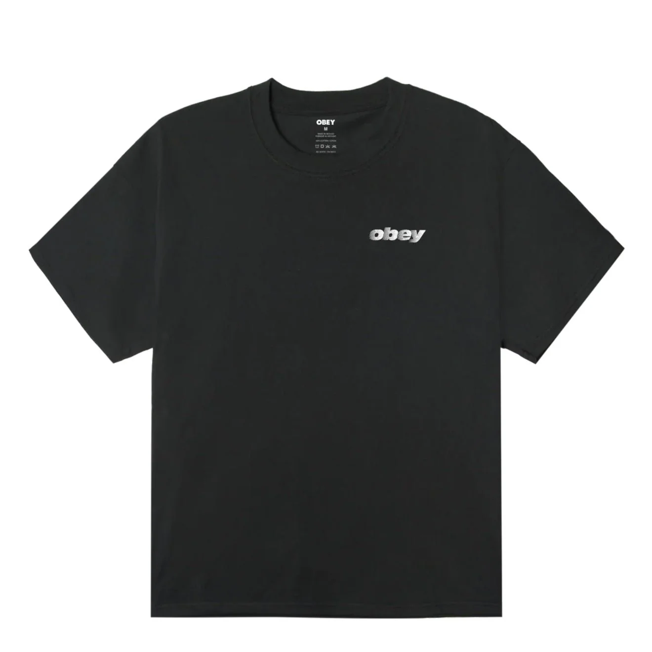 Obey Exports Heavyweight T-Shirt Vintage Black