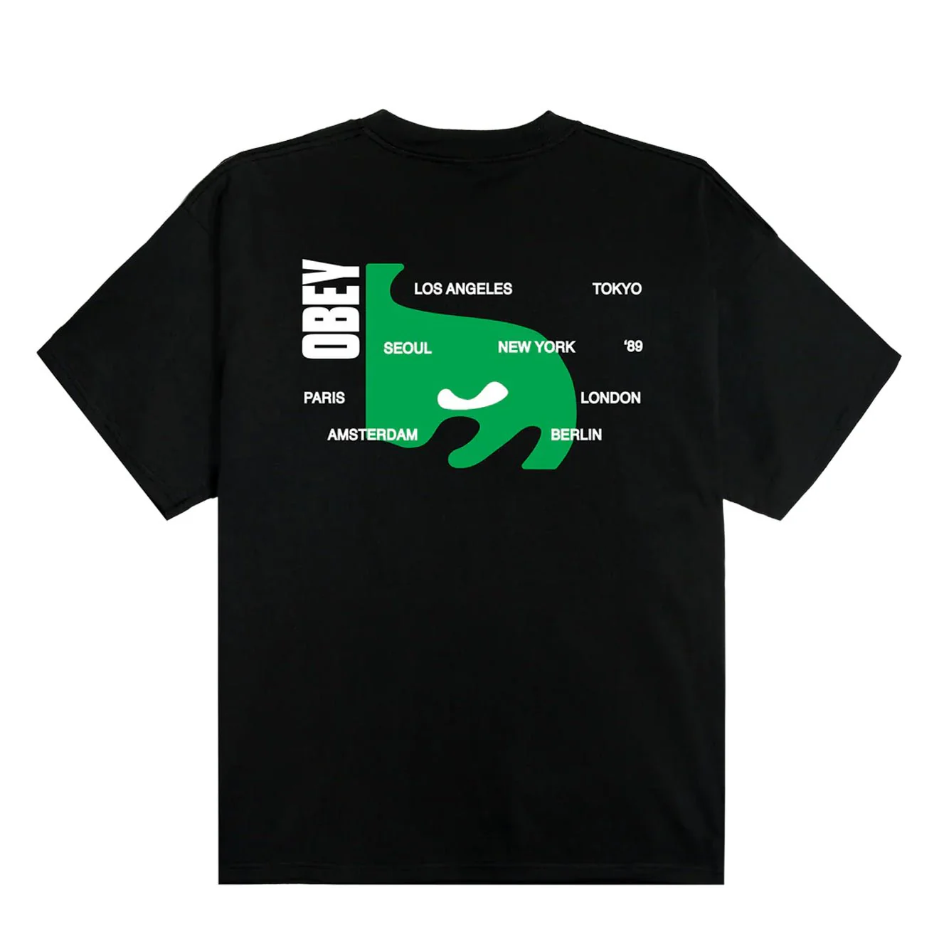Obey Eye Of The City T-Shirt Black - Image 2