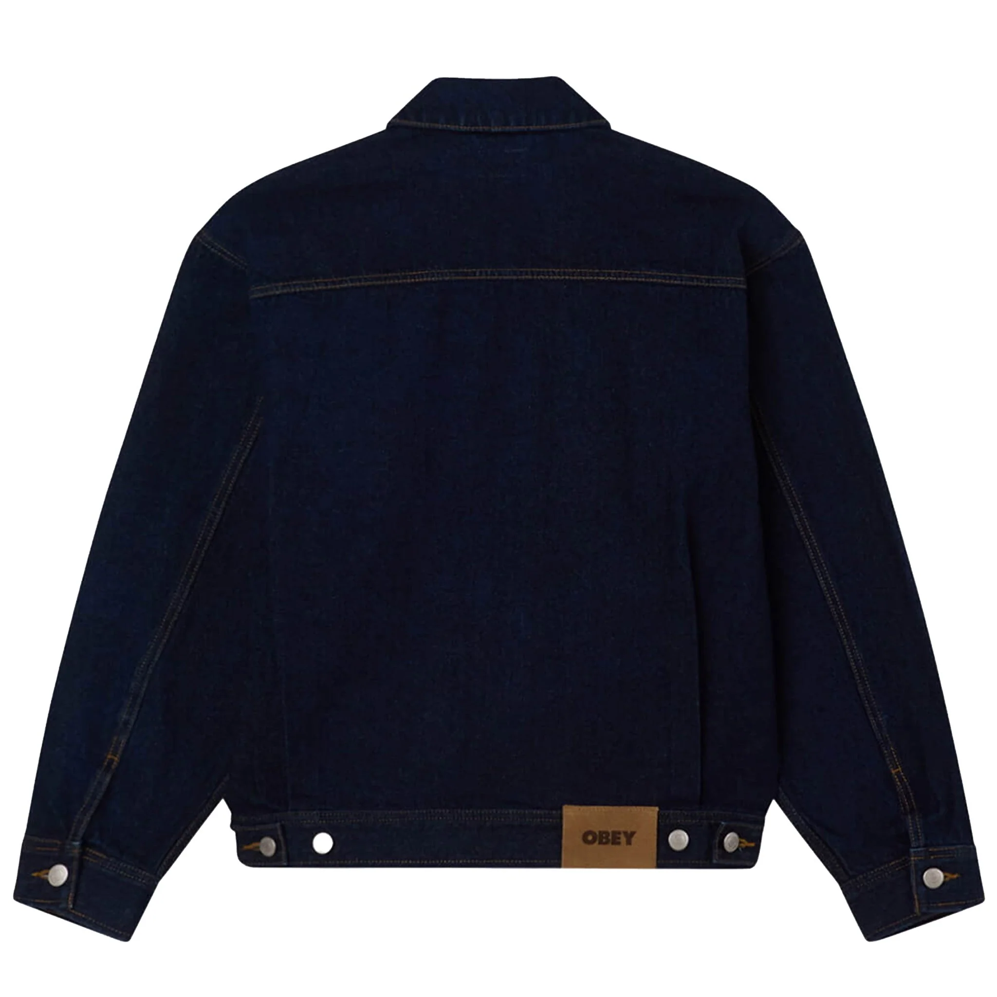 Obey Opena Jacket Rinse Indigo - Image 2
