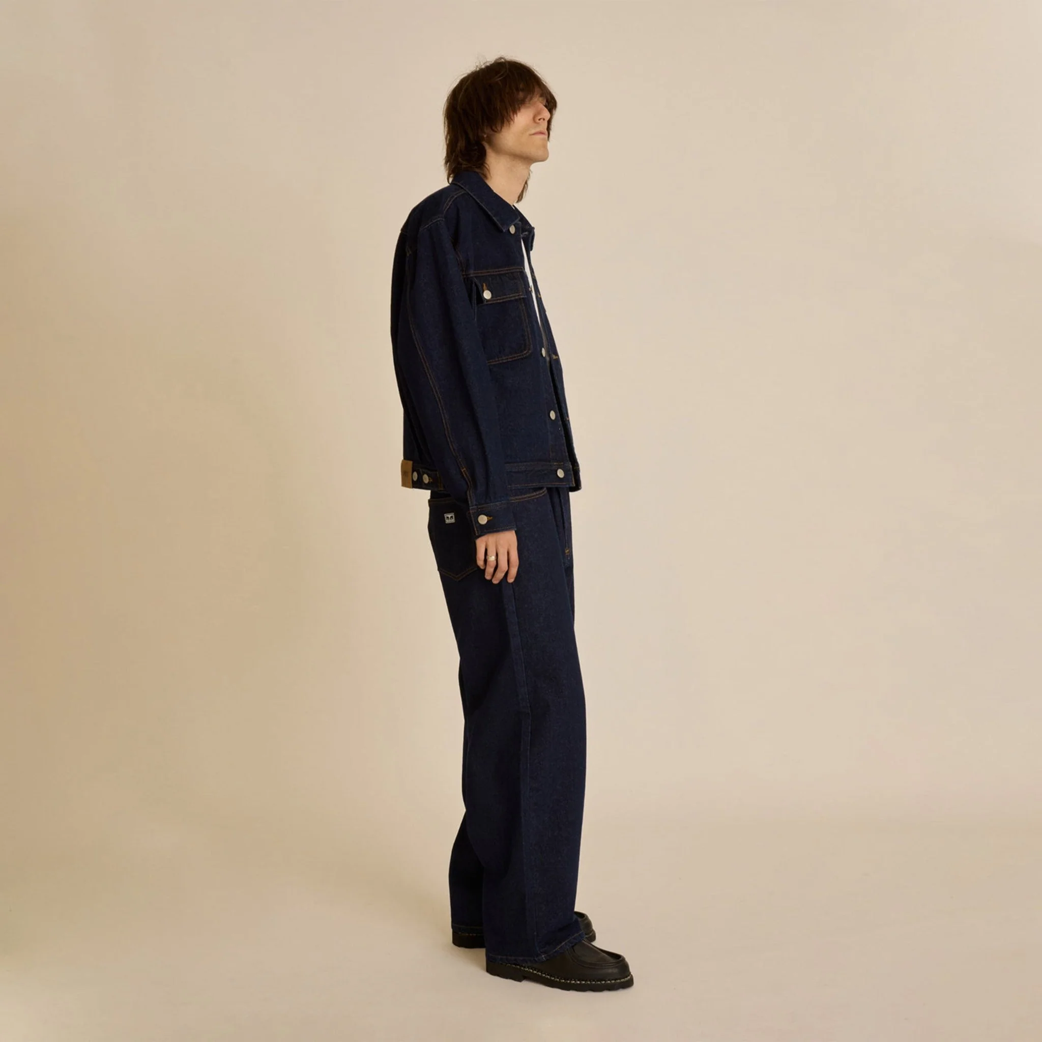 Obey Opena Jacket Rinse Indigo - Image 5