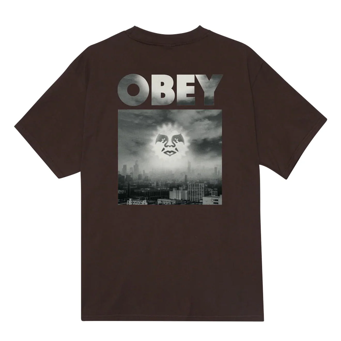 Obey Smog City S/S Tee Java Brown - Image 2