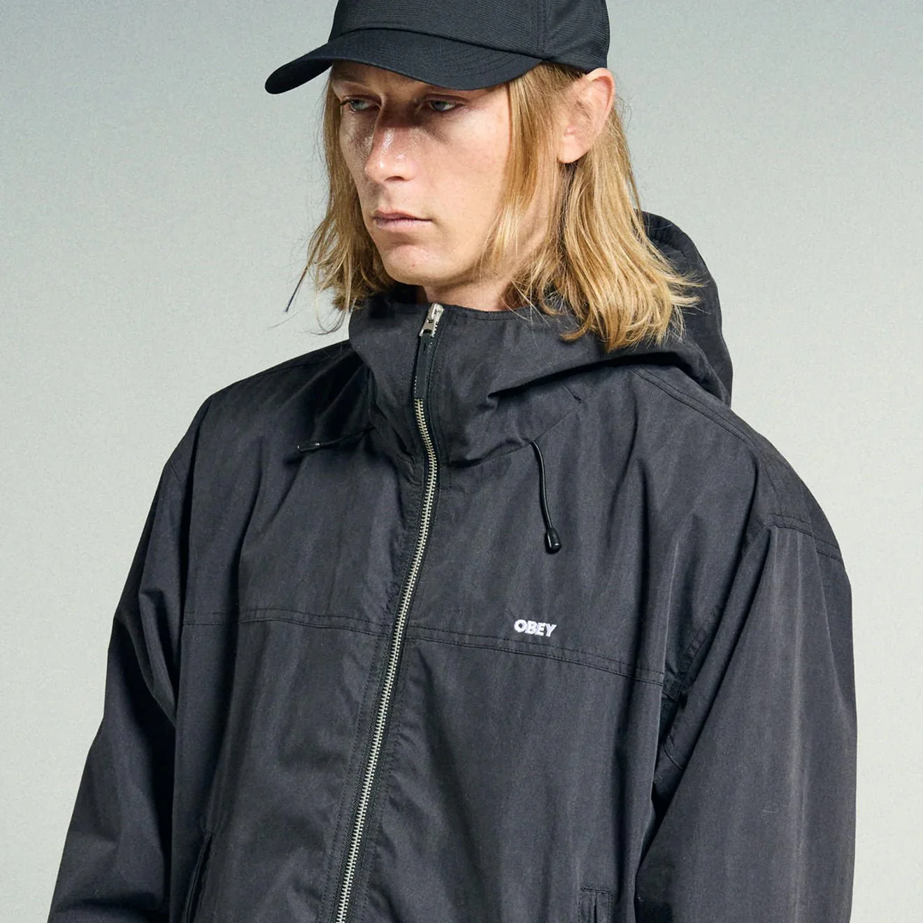 Obey Vista Jacket Black - Image 5