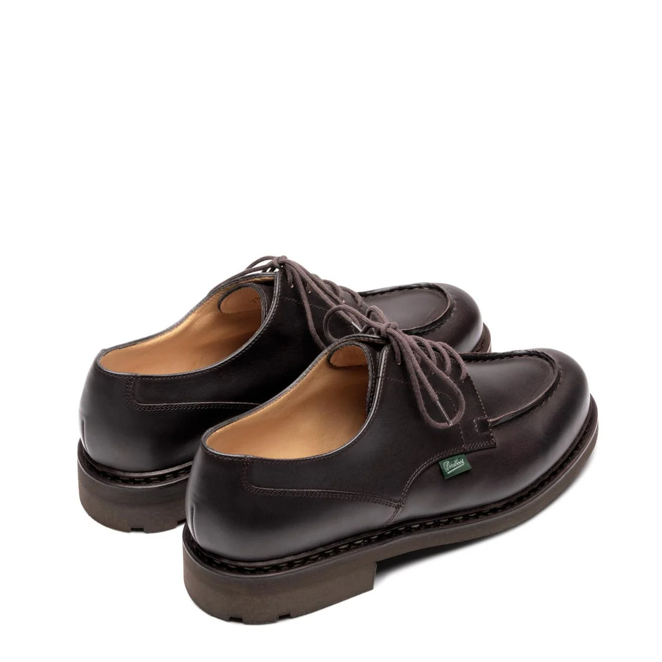 Paraboot Chambord Tex Shoe Marron Lisse Cafe - Image 2