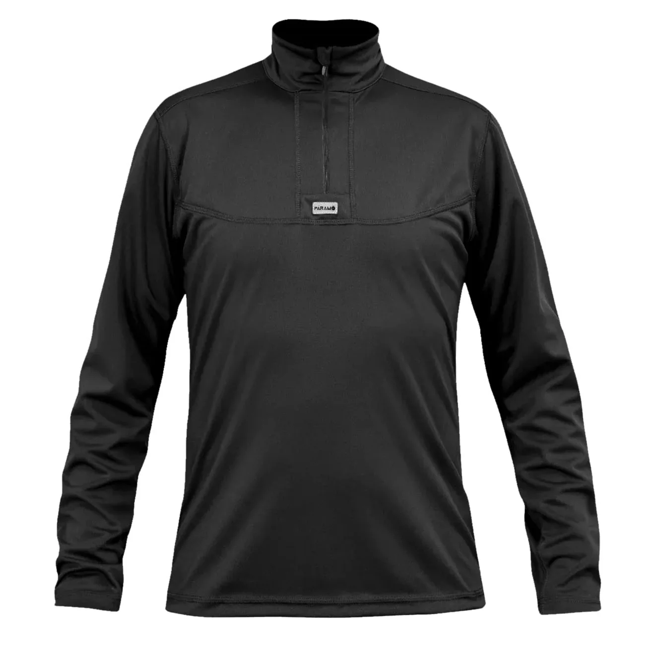 Paramo Cambia Zip Neck Top Black