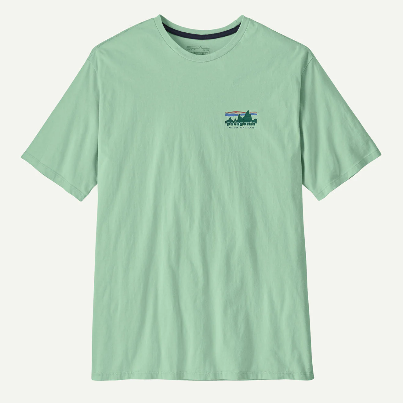 Patagonia '73 Skyline Organic T-Shirt Rinsed Green - Image 2