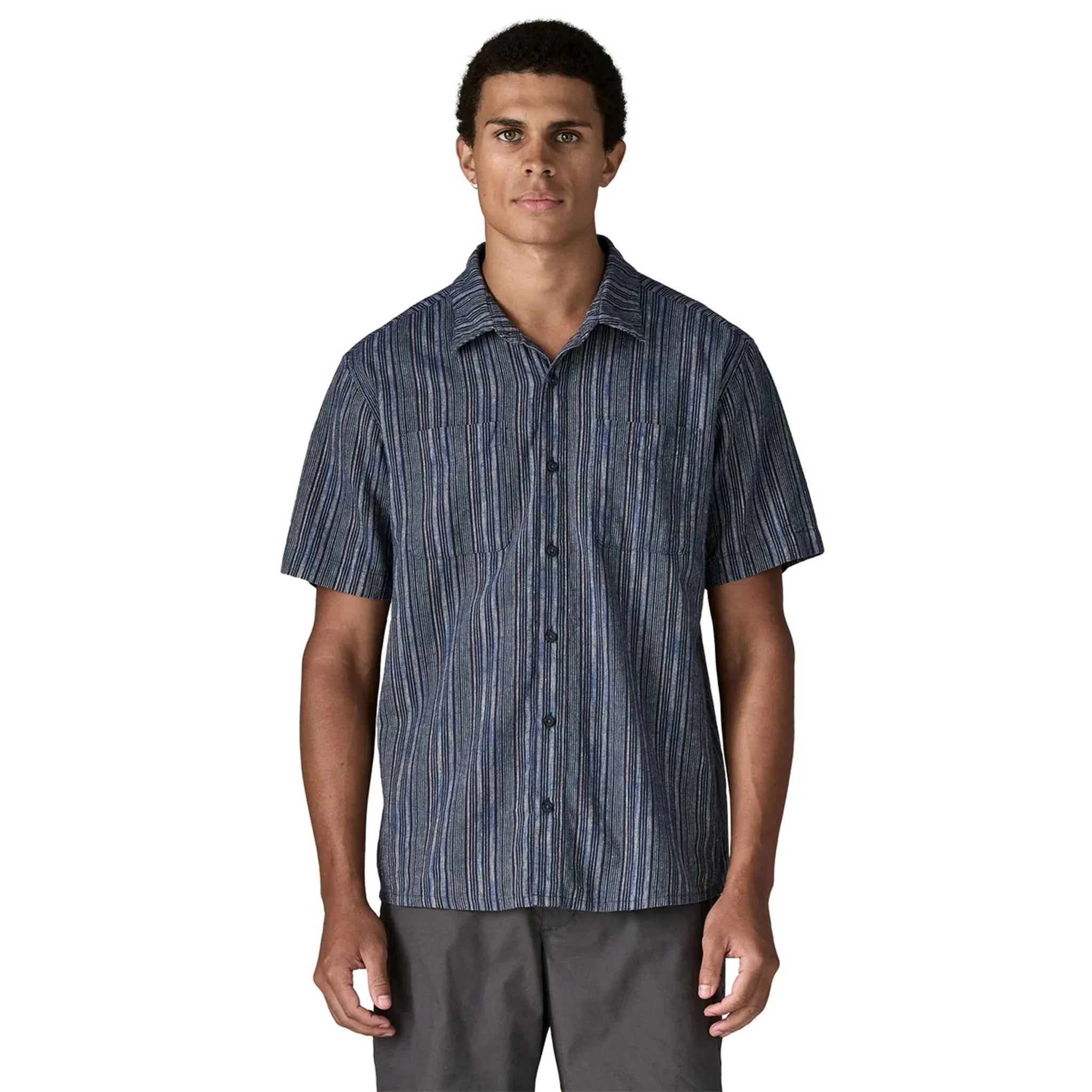 Patagonia Back Step Shirt Rapids New Navy - Image 2