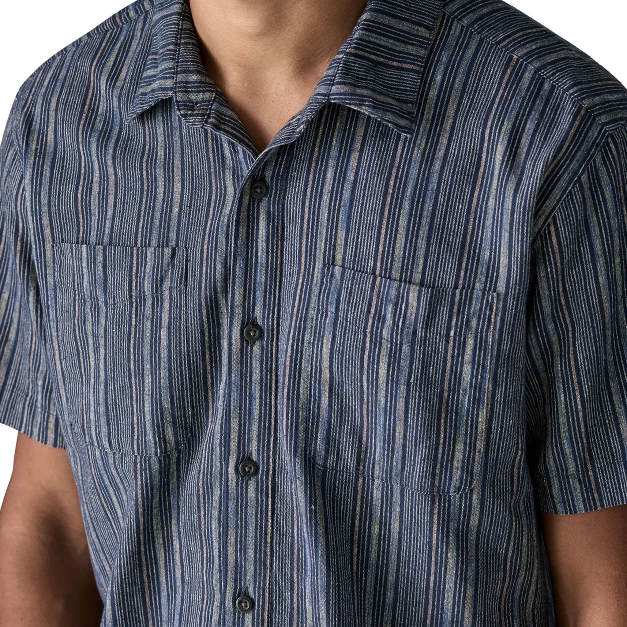 Patagonia Back Step Shirt Rapids New Navy - Image 5