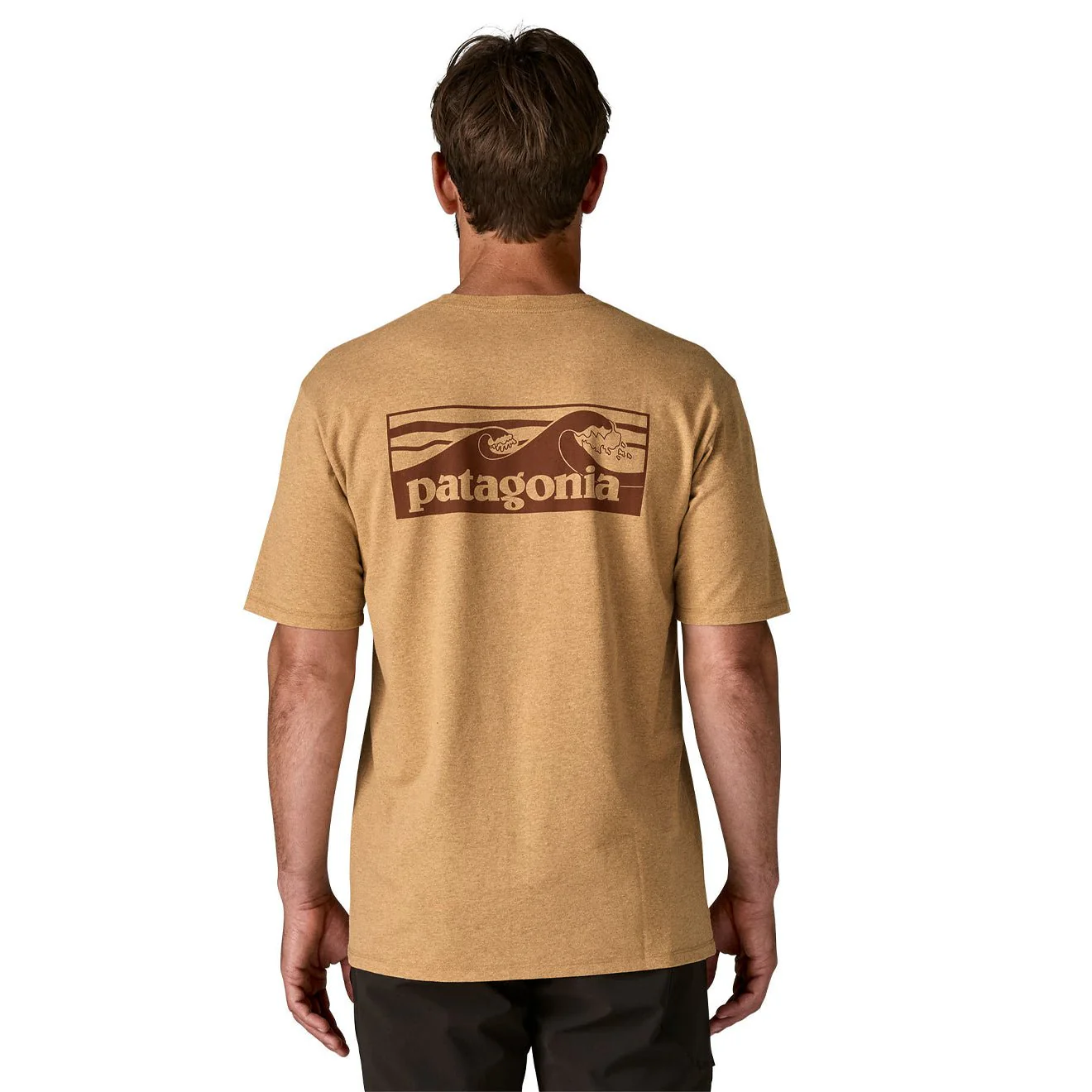 Patagonia Boardshort Logo Pocket Responsibili-Tee Talon Gold - Image 4