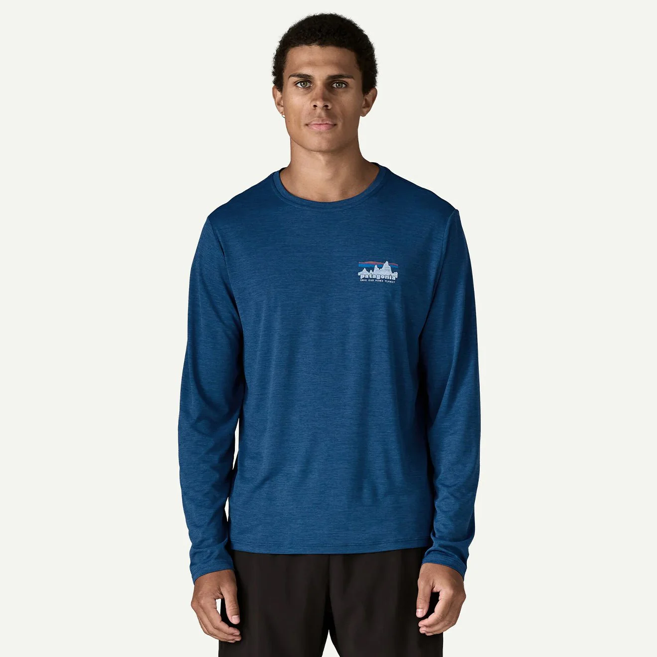 Patagonia L/S Cap Cool Daily Shirt '73 Skyline Black - Image 3