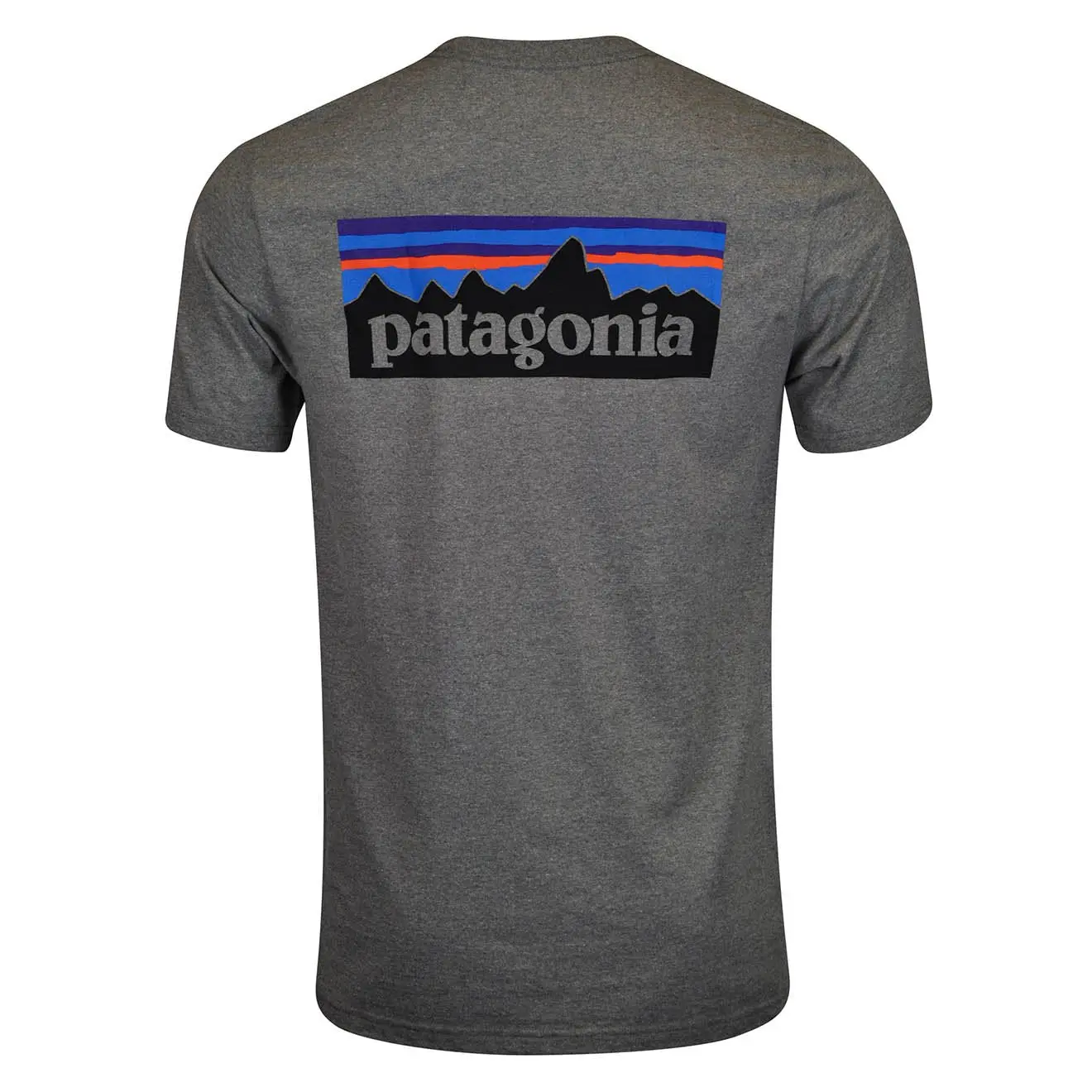 Patagonia P-6 Logo Responsibili Tee Gravel Heather - Image 2