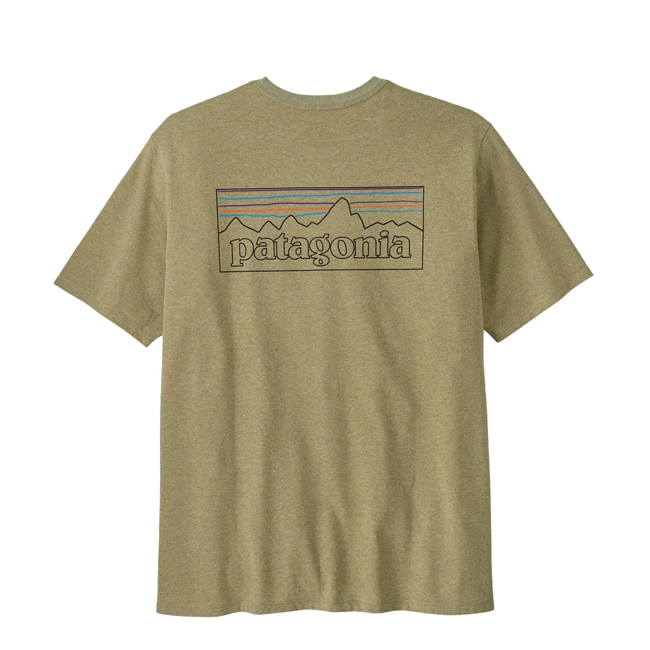 Patagonia P-6 Logo Responsibili-Tee P-6 Outline Gumtree Green - Image 2
