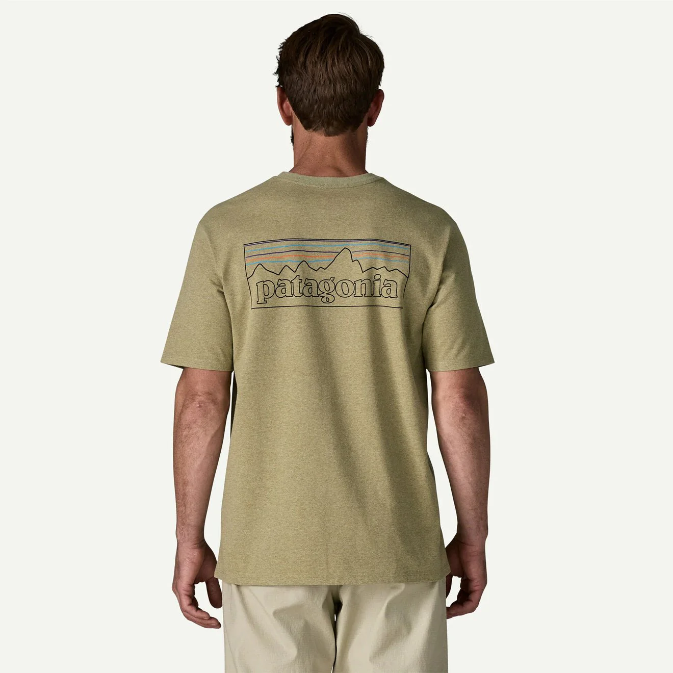 Patagonia P-6 Logo Responsibili-Tee P-6 Outline Gumtree Green - Image 4