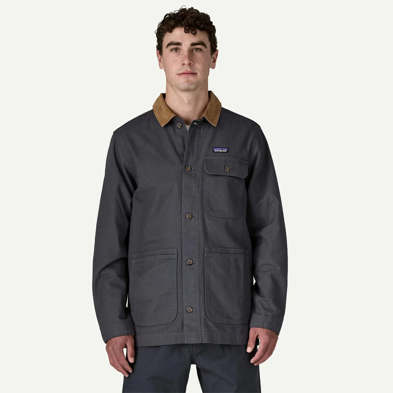 Patagonia Point Reyes Canvas Jacket Smolder Blue - Image 2