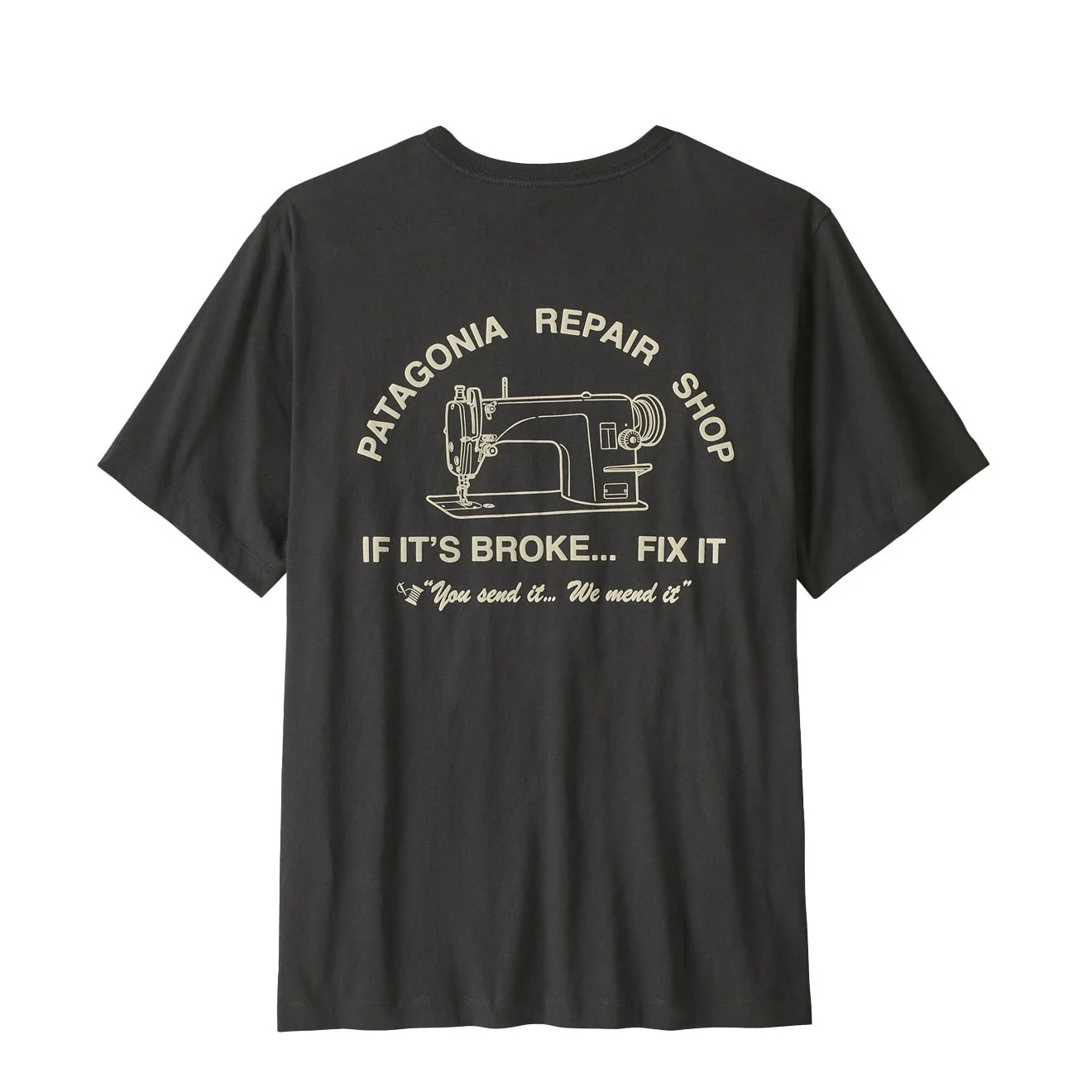 Patagonia Repair Shop T-Shirt Ink Black - Image 2