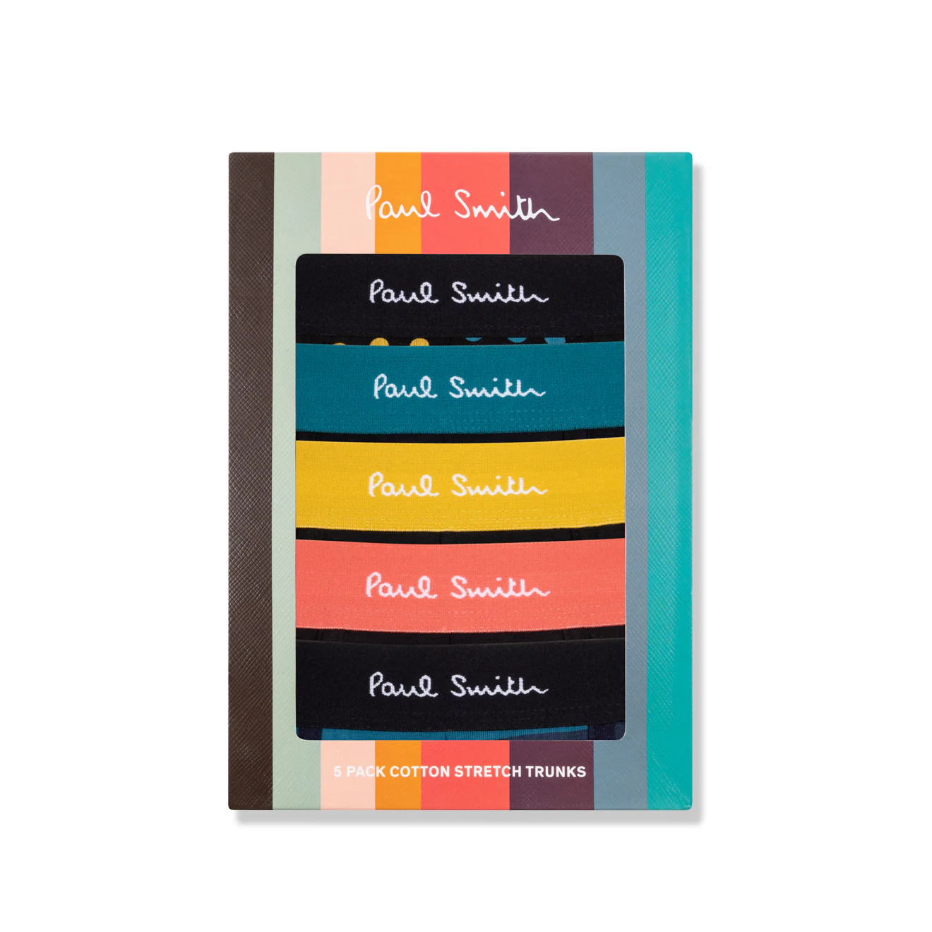 Paul Smith 5 Pack Trunks Black Artist Stripe - Image 2