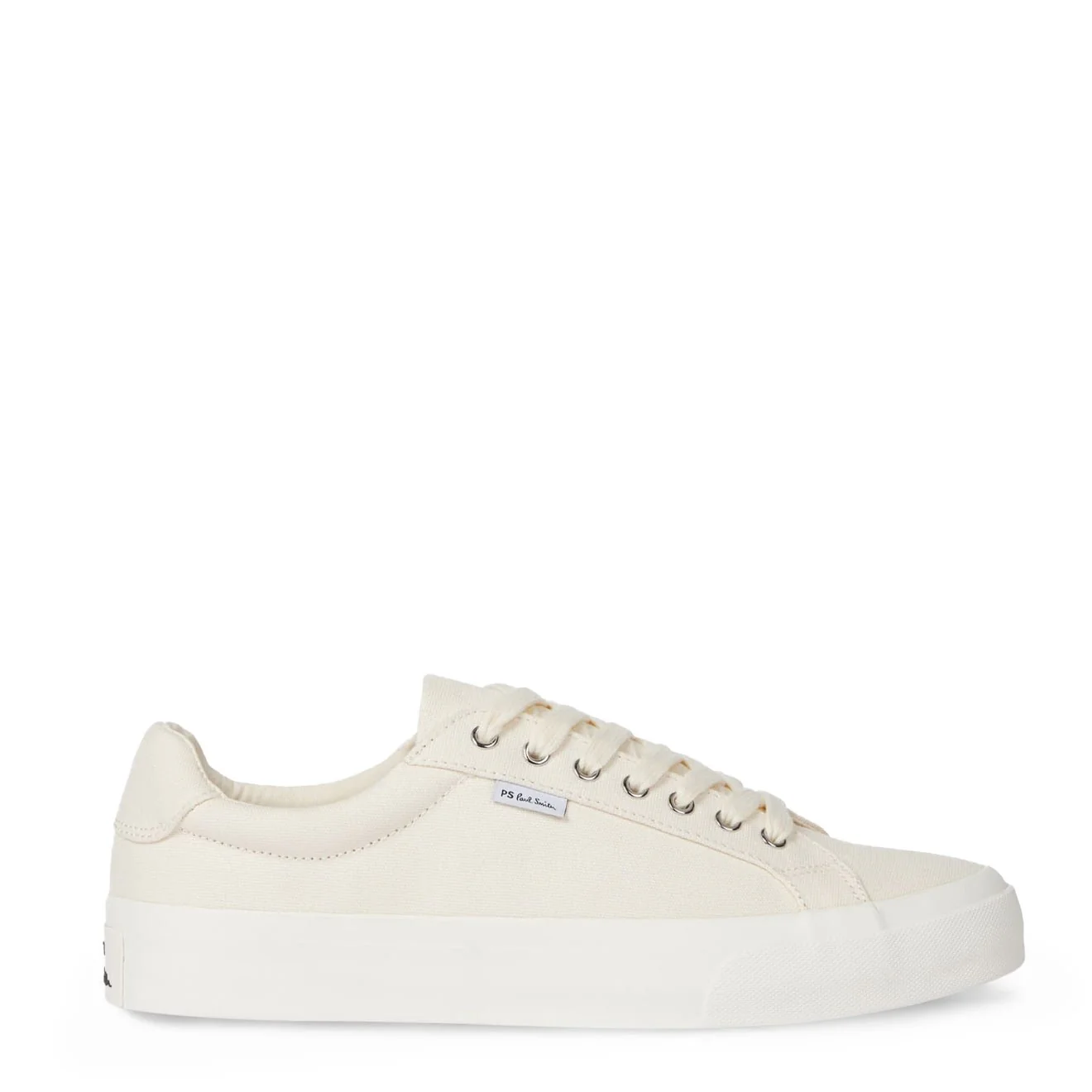 Paul Smith Amos Canvas Trainers Ecru