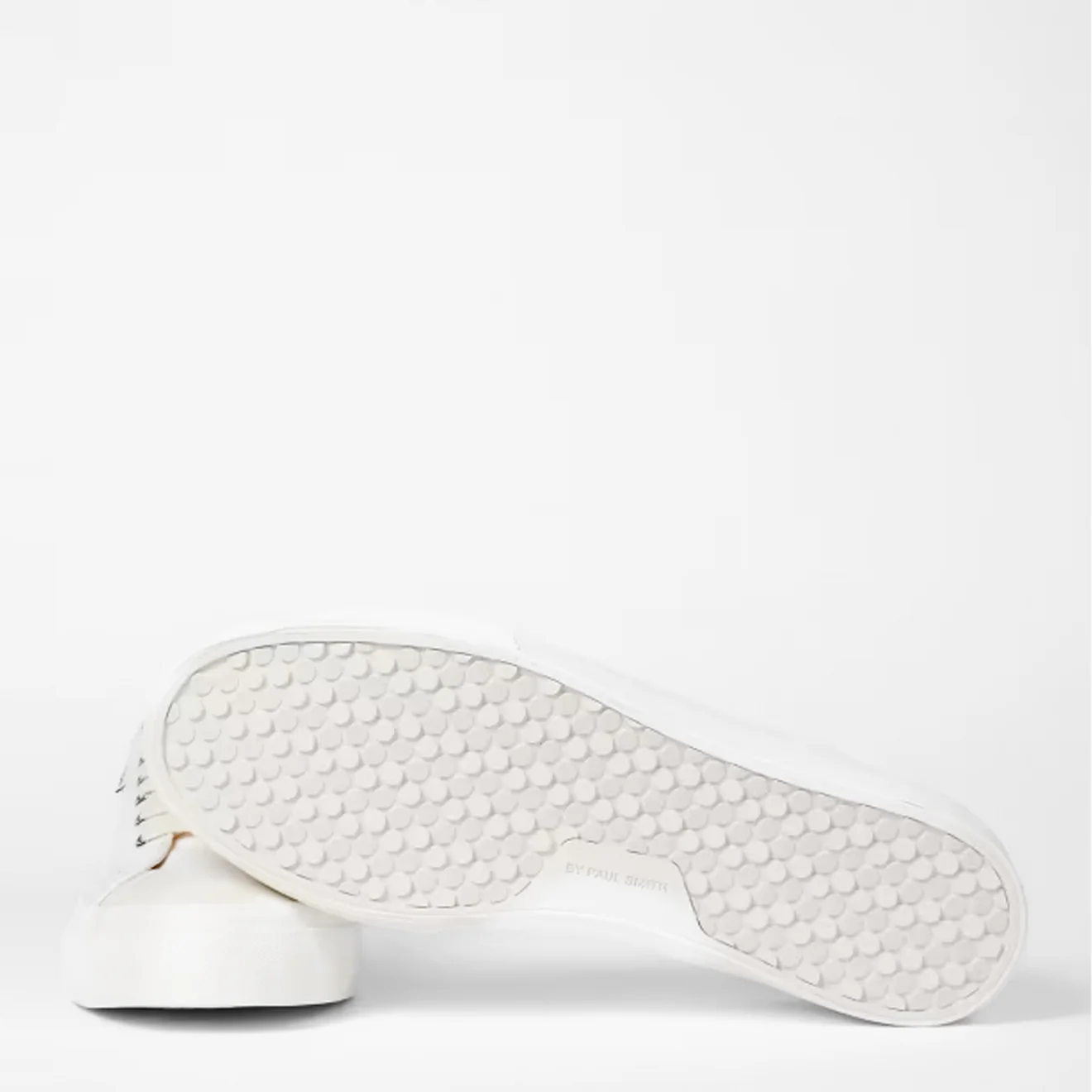 Paul Smith Amos Canvas Trainers Ecru - Image 3