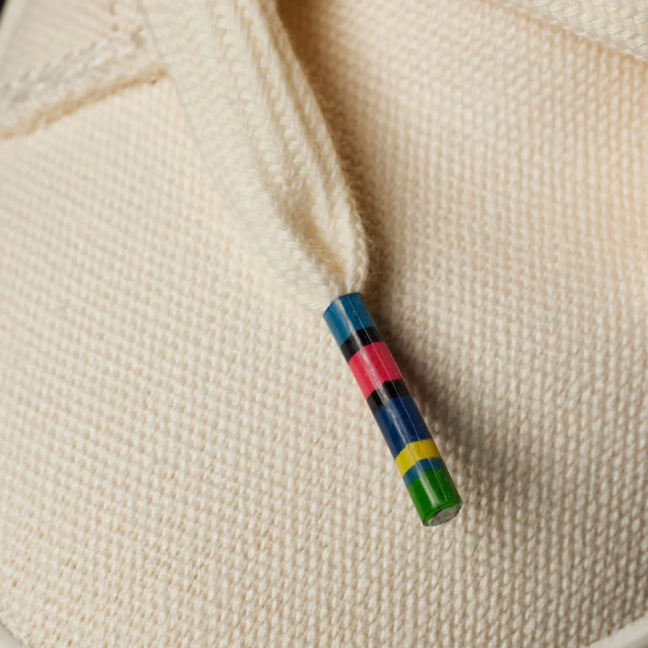Paul Smith Amos Canvas Trainers Ecru - Image 5
