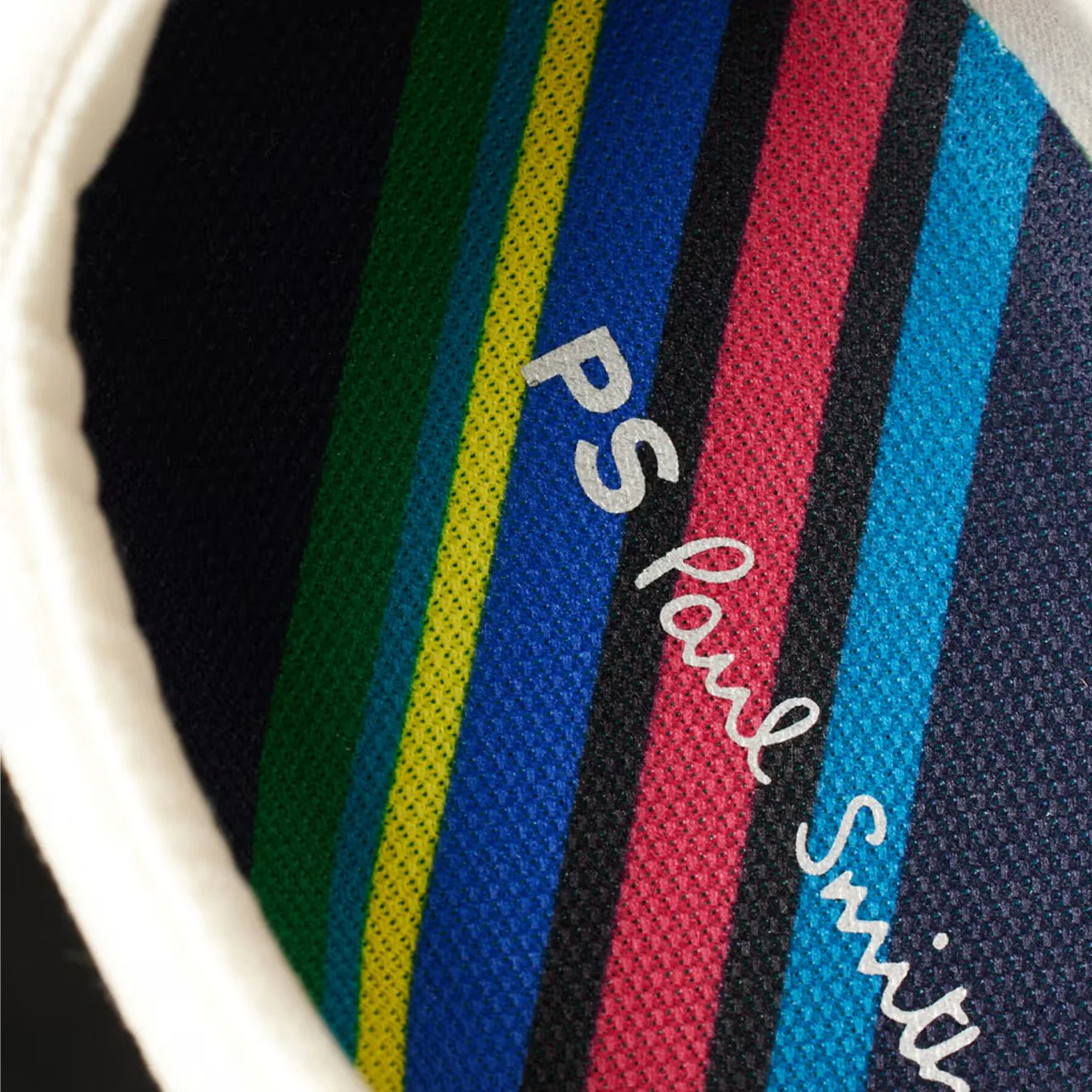 Paul Smith Amos Canvas Trainers Ecru - Image 6