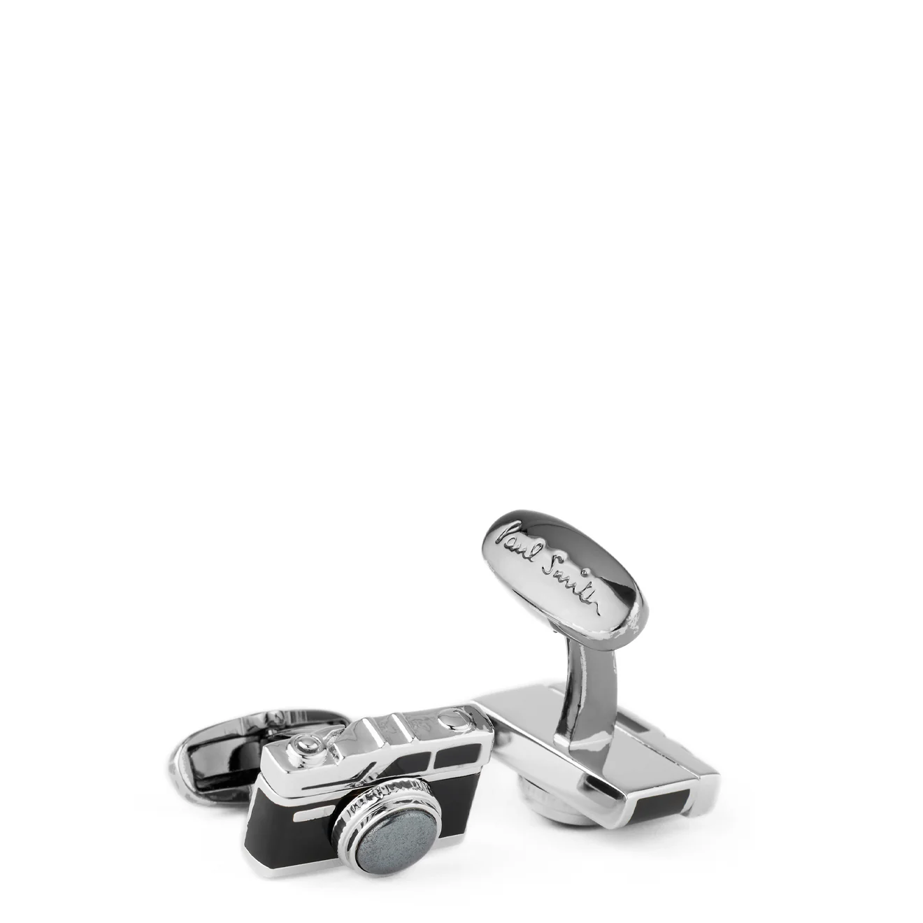 Paul Smith Camera Cufflinks Black - Image 2