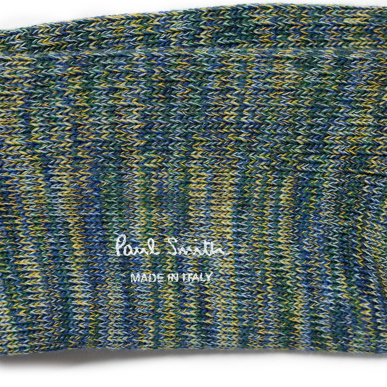 Paul Smith Chunky Marl Twist Cotton-Blend Socks Navy - Image 2
