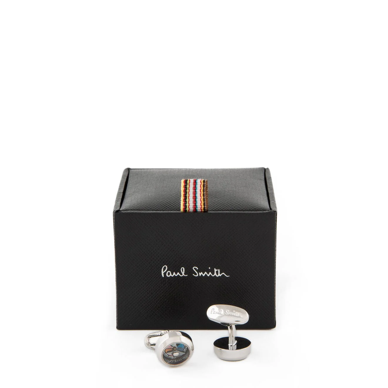 Paul Smith Compass Cufflinks Silver - Image 2