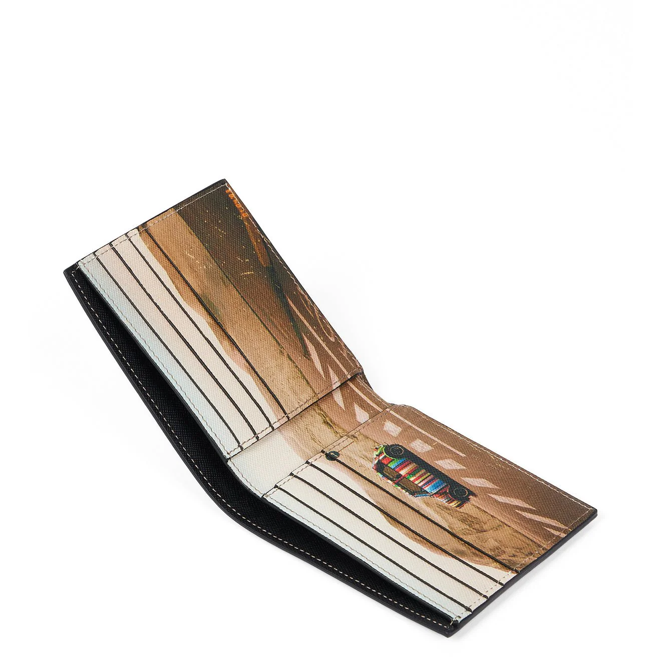 Paul Smith Desert Mini Interior Billfold Wallet Black - Image 3