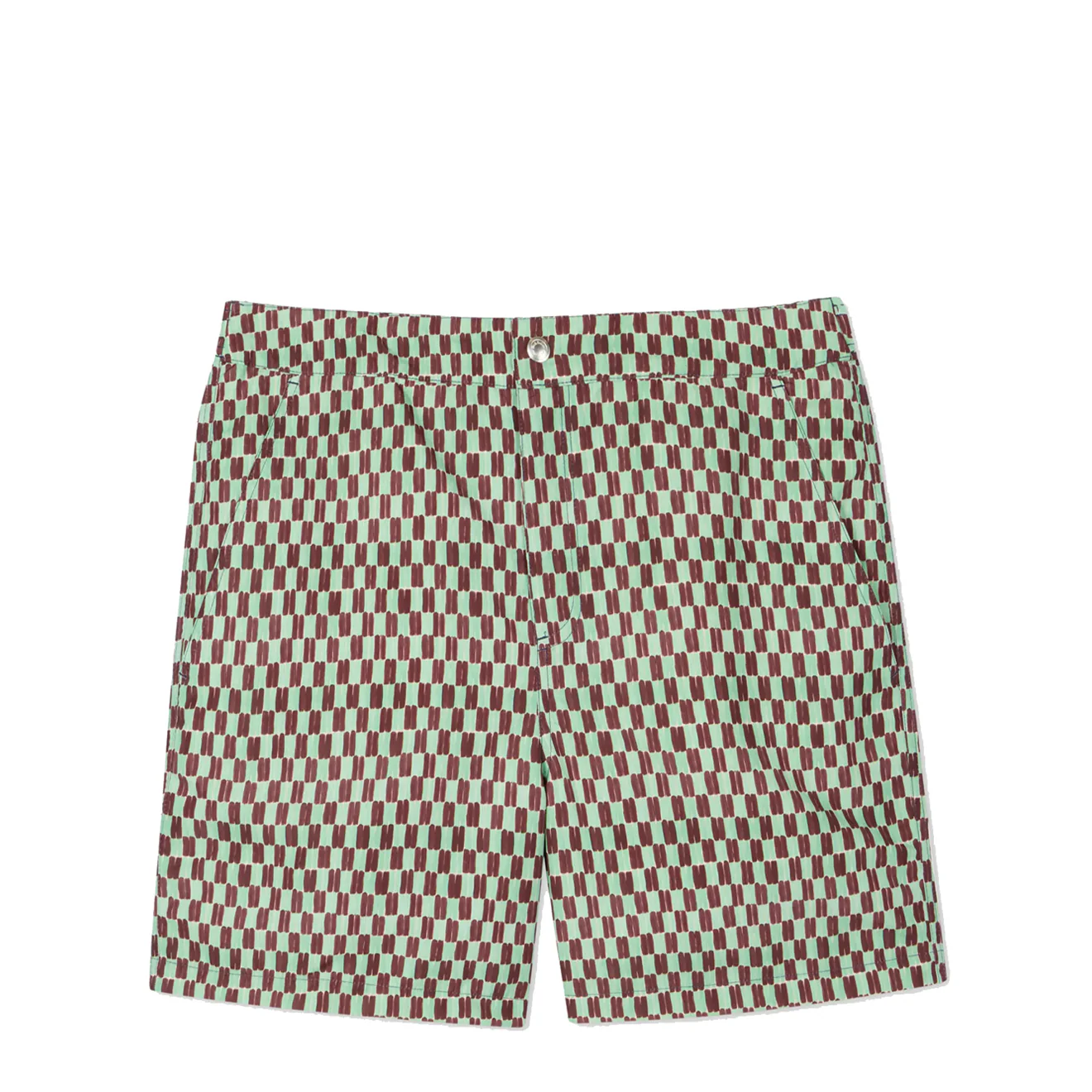 Paul Smith Geometric Print Swim Shorts Bottle Green