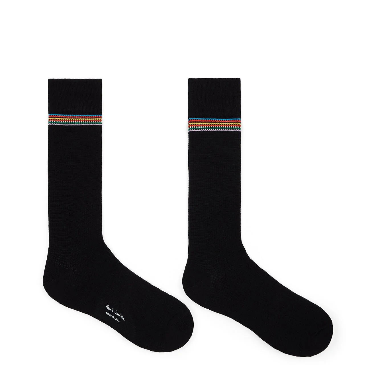 Paul Smith Knight Signature Stripe Socks Black - Image 2