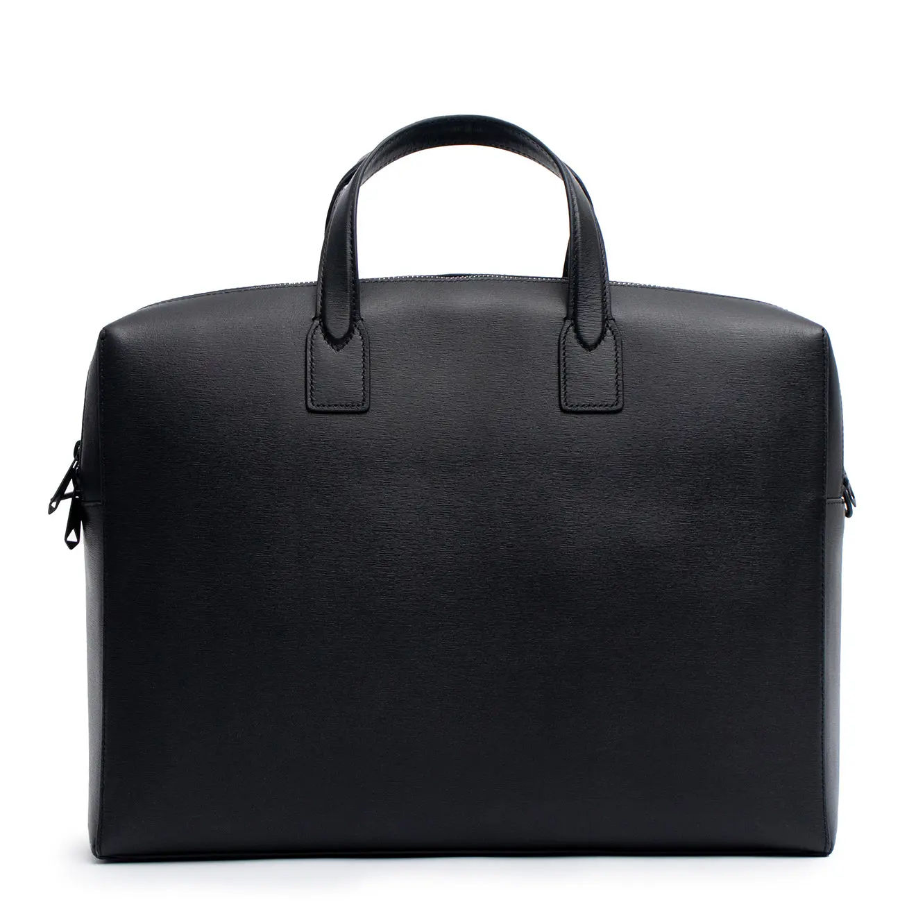 Paul Smith Leather Bag Double Zip Black - Image 2