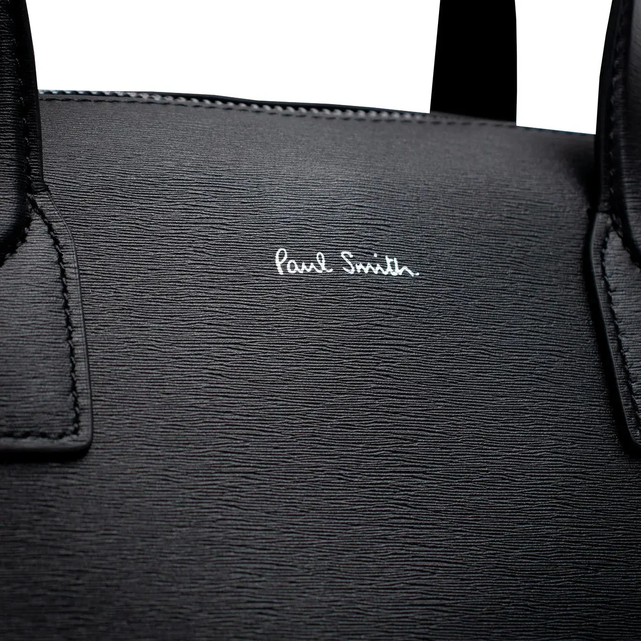 Paul Smith Leather Bag Double Zip Black - Image 3