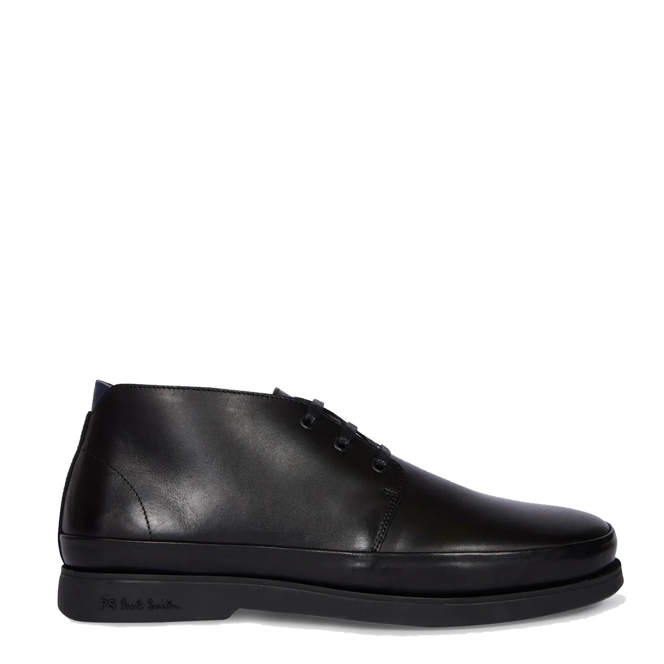 Paul Smith Leather Crane Chukka Boots Black