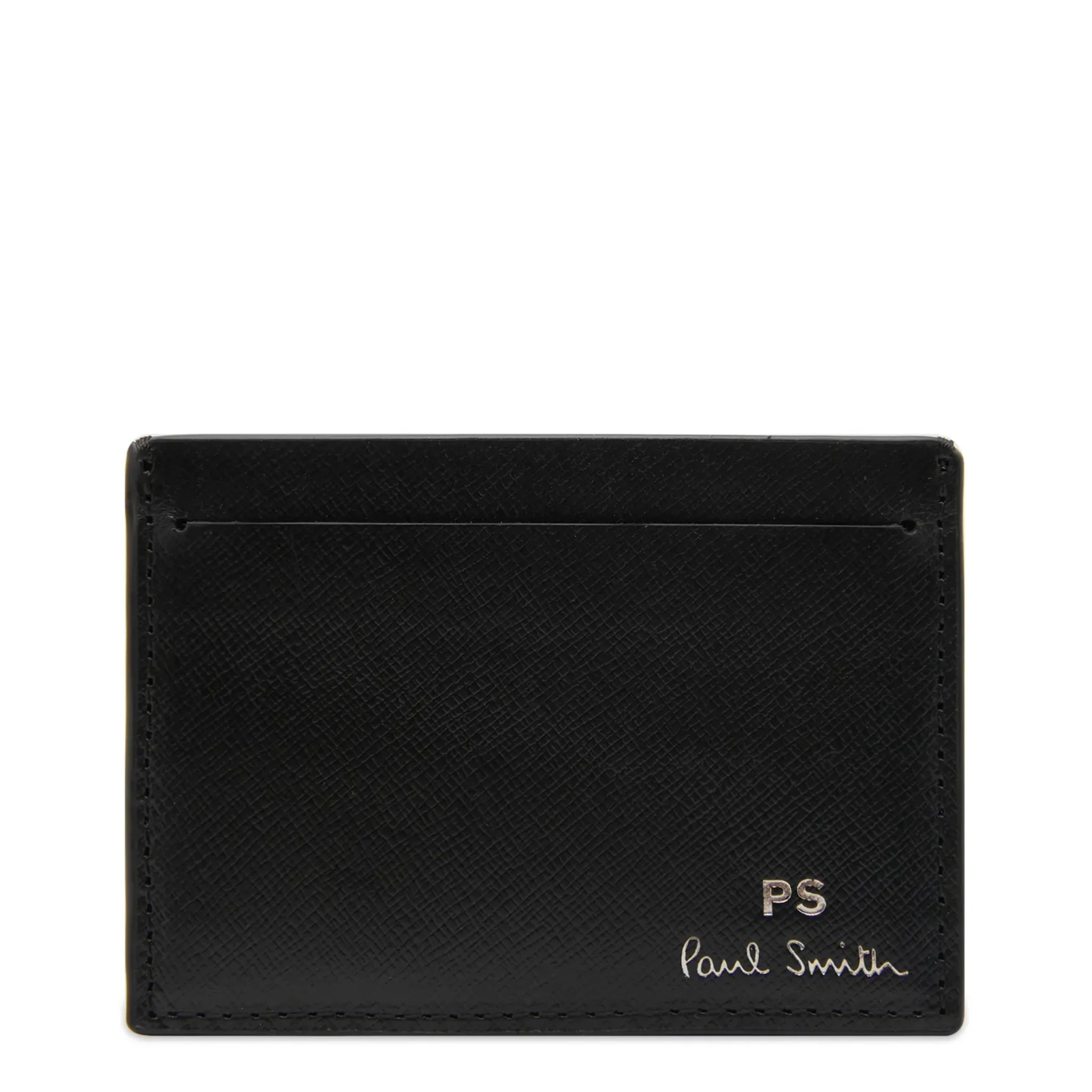 Paul Smith Leather Credit Card Wallet Black