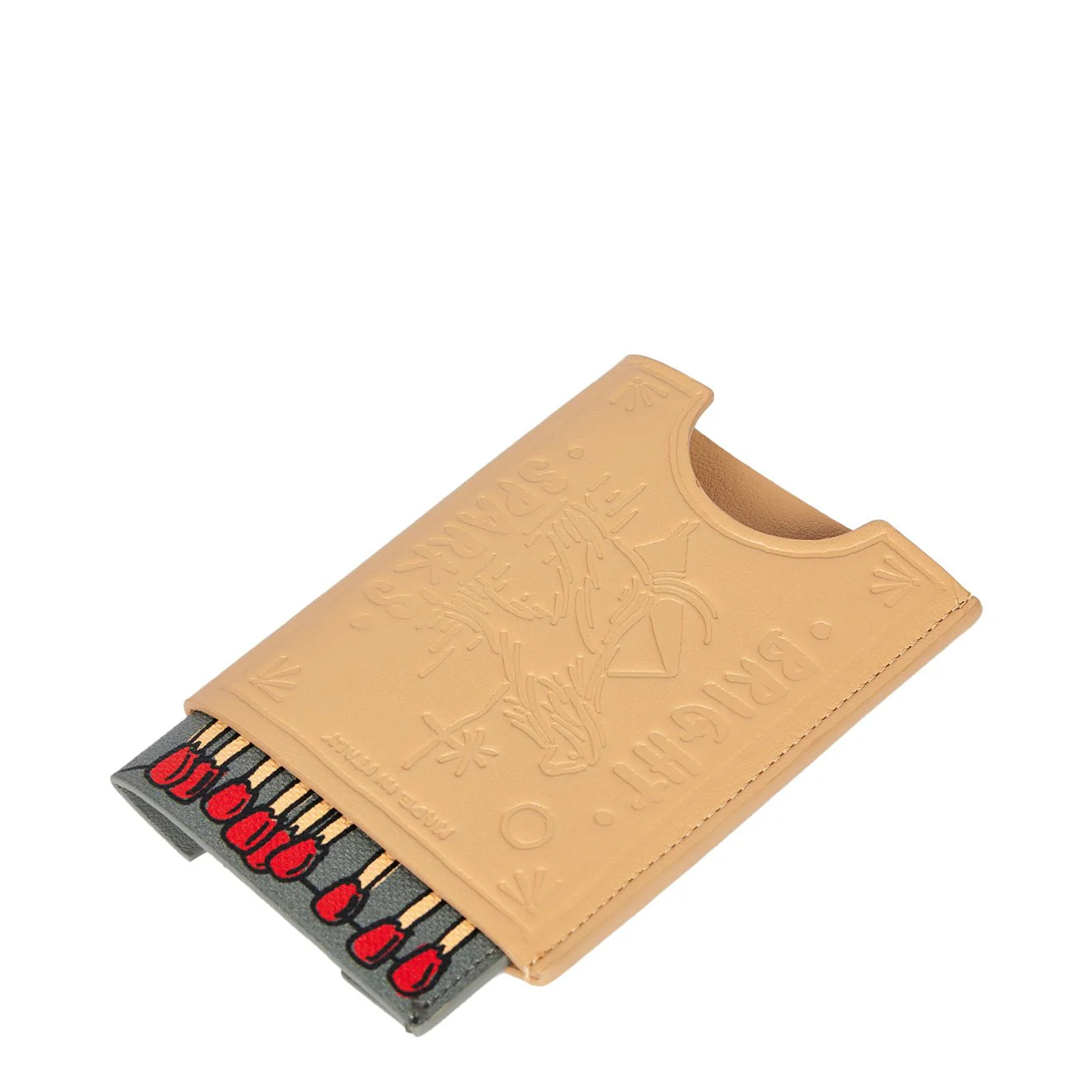 Paul Smith Leather Match Box Card Holder Beige - Image 3