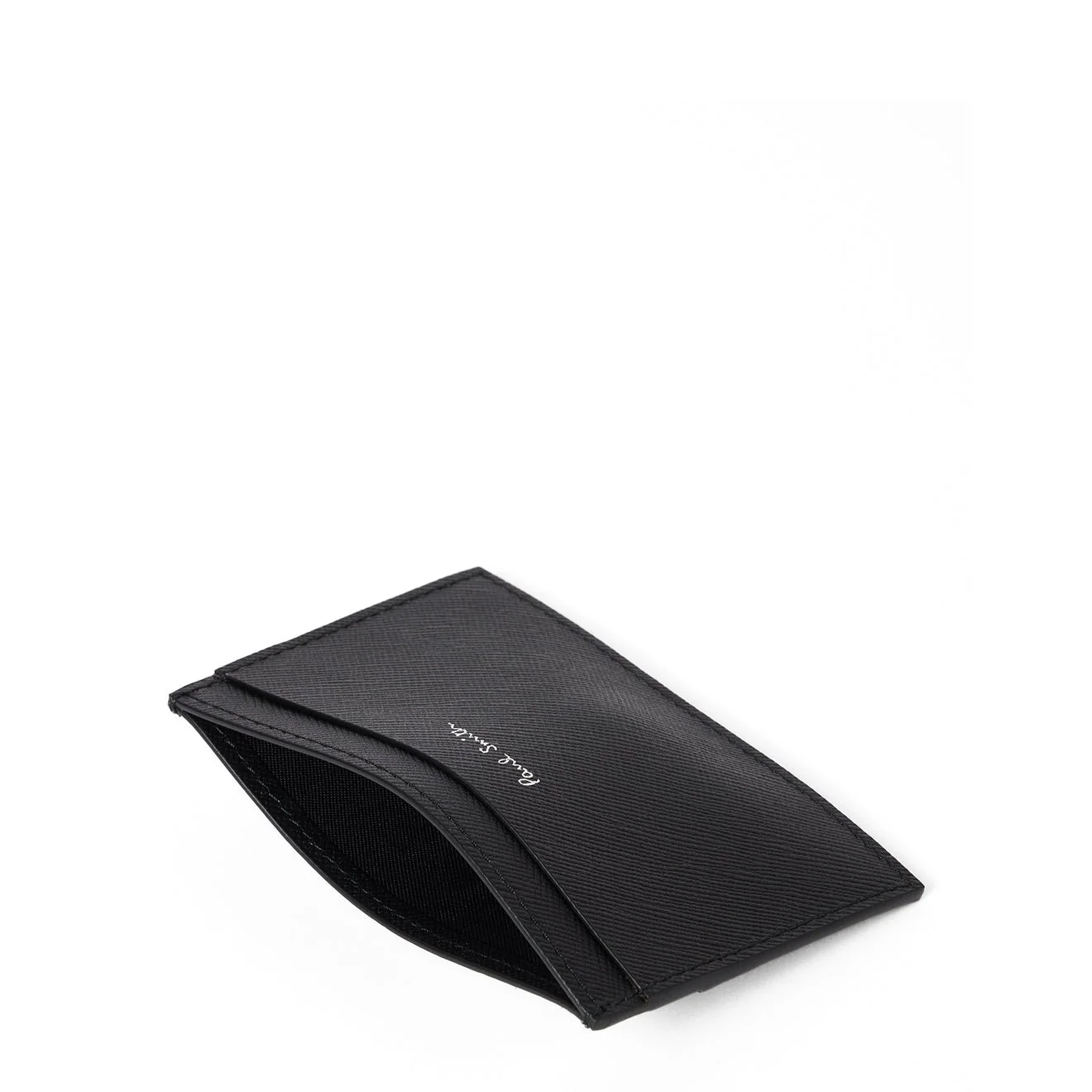 Paul Smith Leather Pixelated Mini Card Holder Black - Image 3