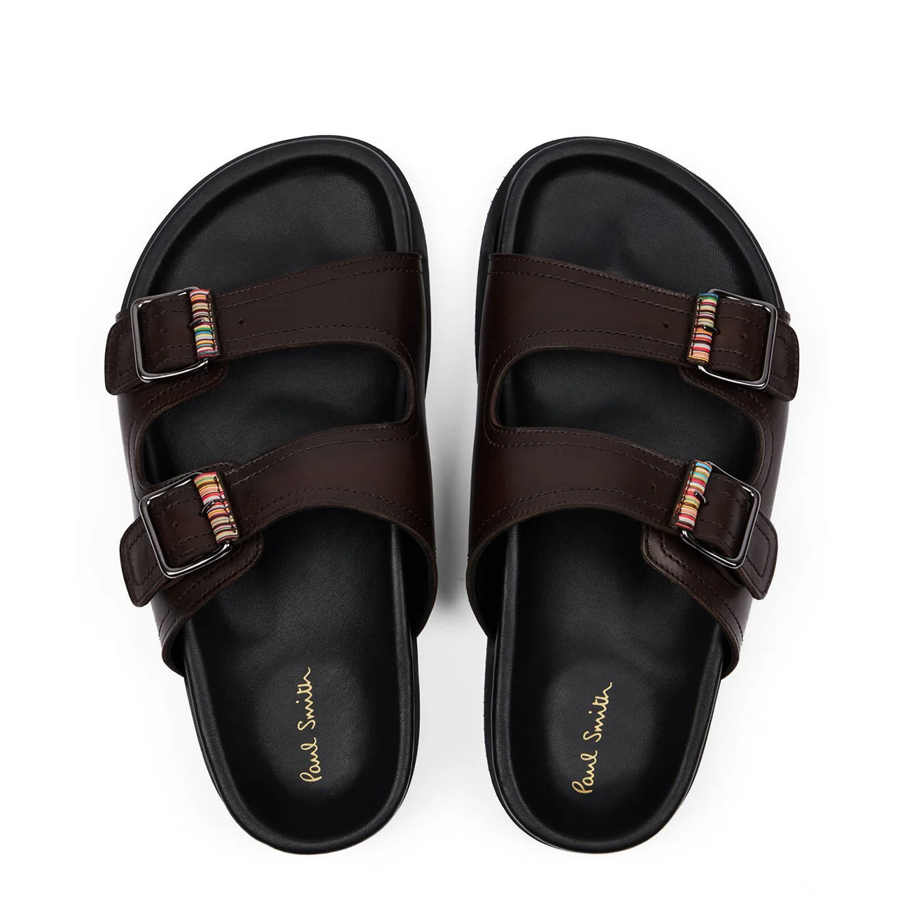 Paul Smith Malfa Sandals Dark Brown - Image 3