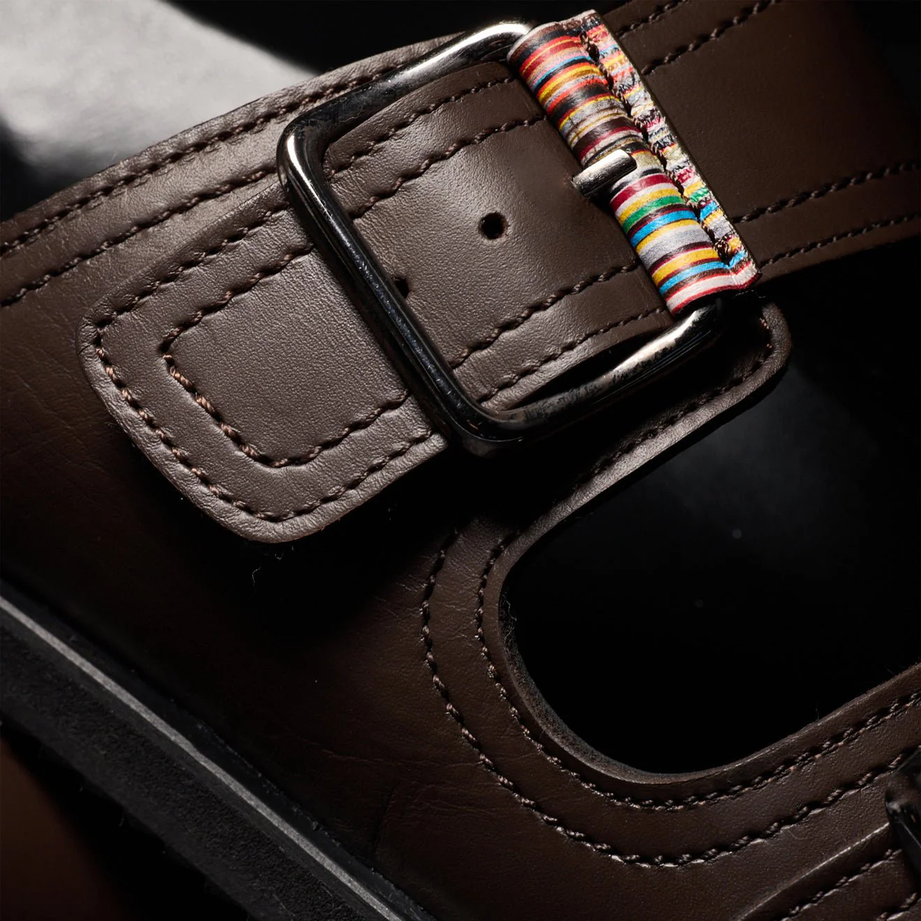 Paul Smith Malfa Sandals Dark Brown - Image 4