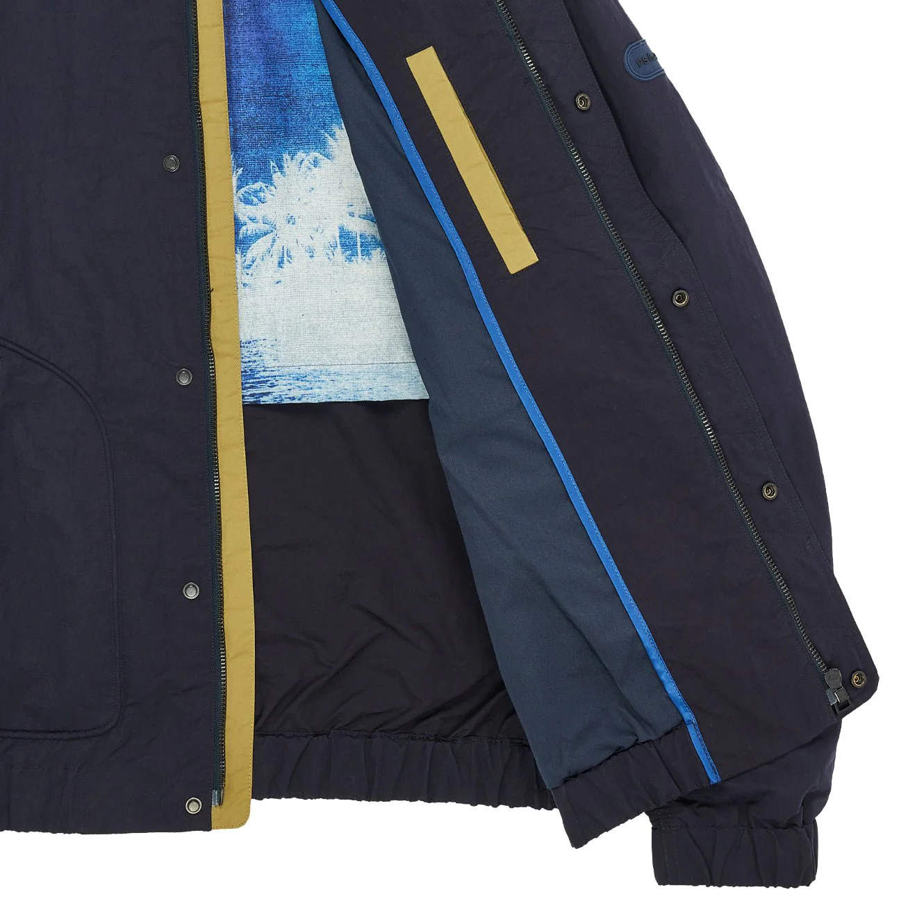 Paul Smith Mens Bomber Jacket Blue - Image 2