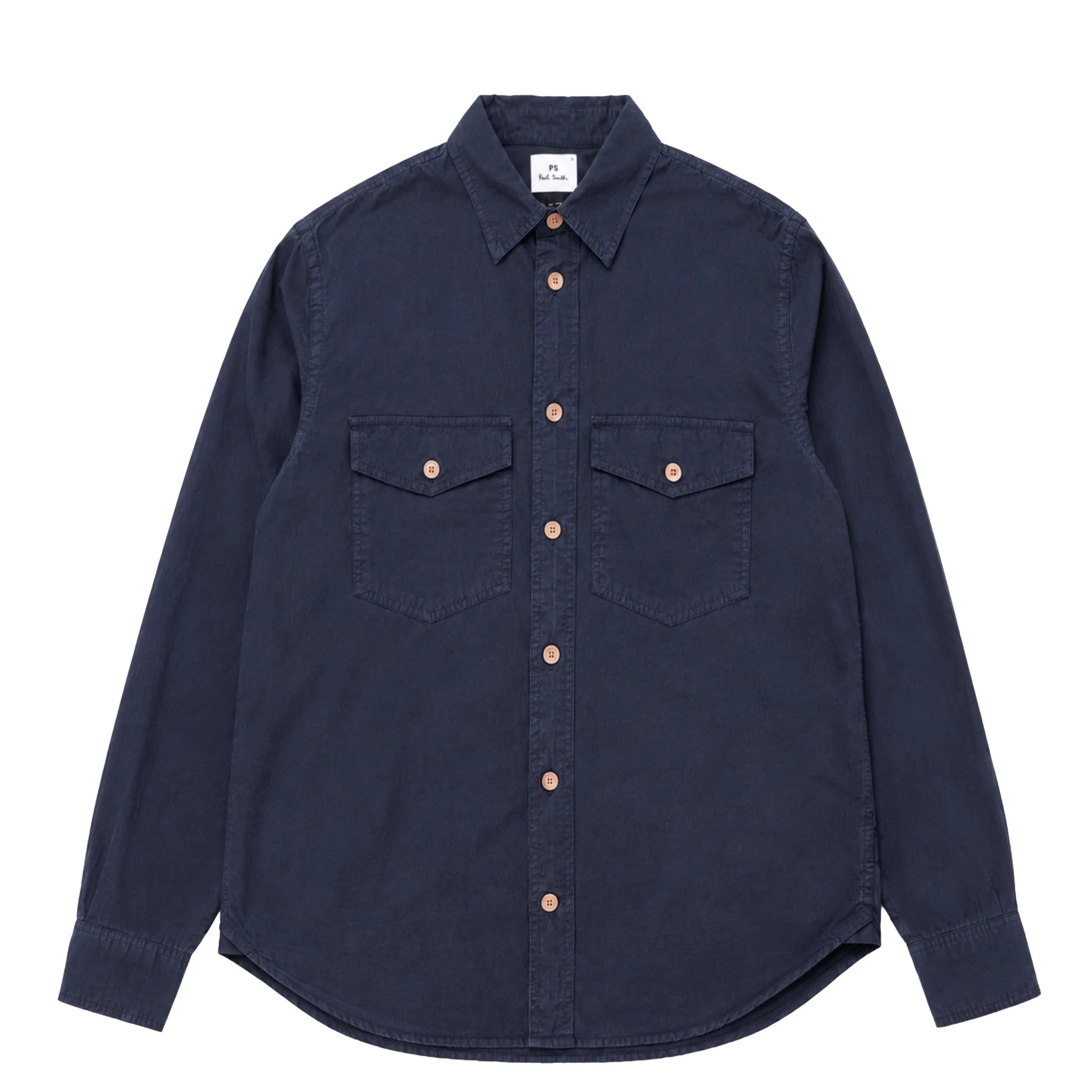 Paul Smith Mens LS Casual Fit Shirt Blue