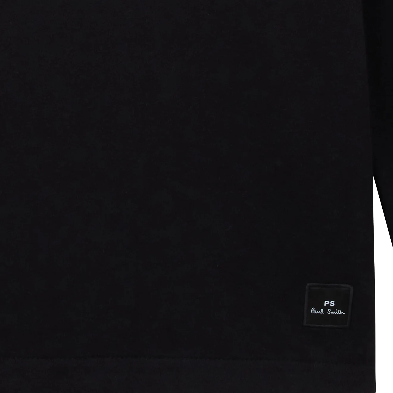 Paul Smith Mens Reg Fit Half Zip Collar Sweat Black - Image 2