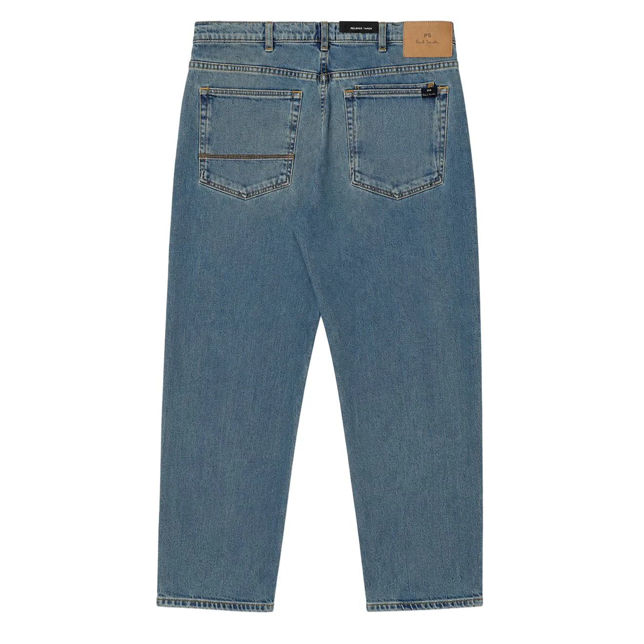 Paul Smith Mens Relaxed Taper Fit Jean Light Wash - Image 2