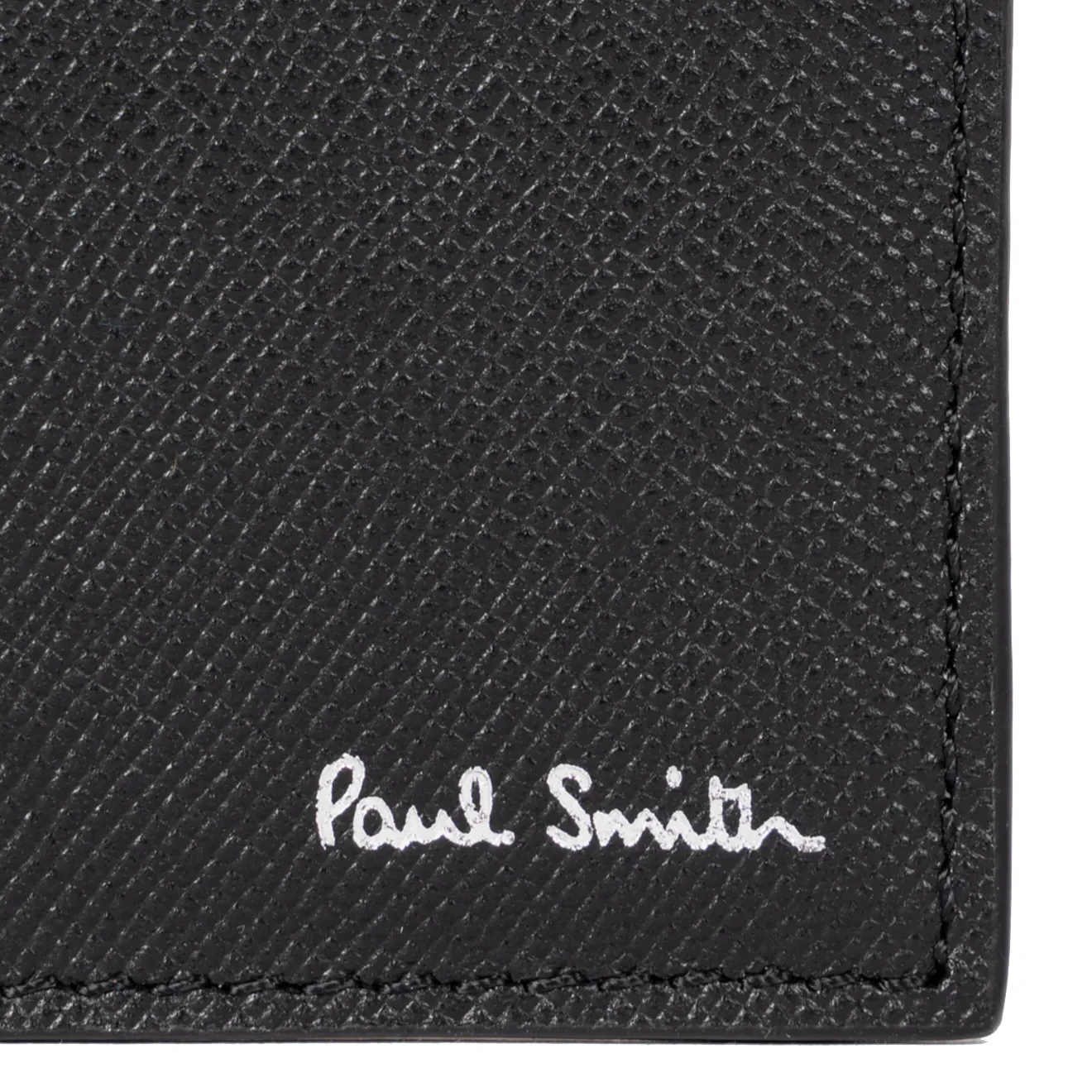 Paul Smith 'Mini Blur' Interior Billfold Wallet Black - Image 4